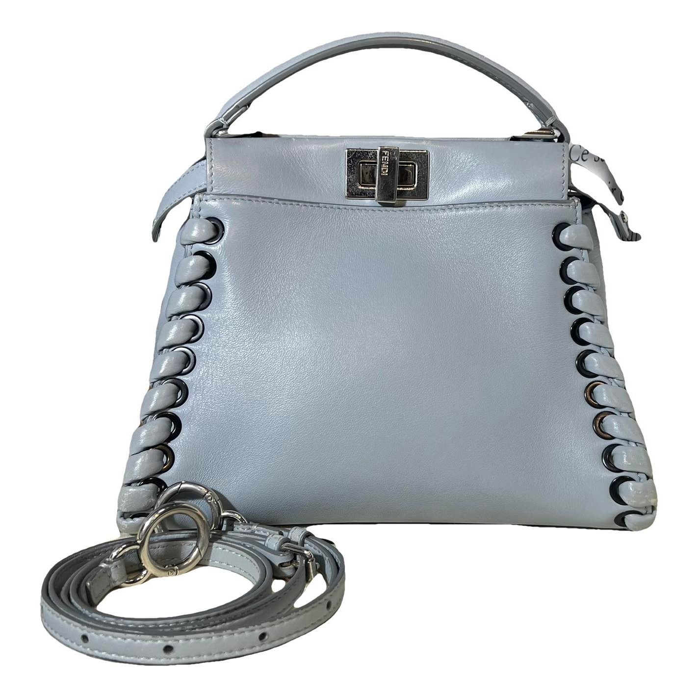 Peekaboo leather handbag