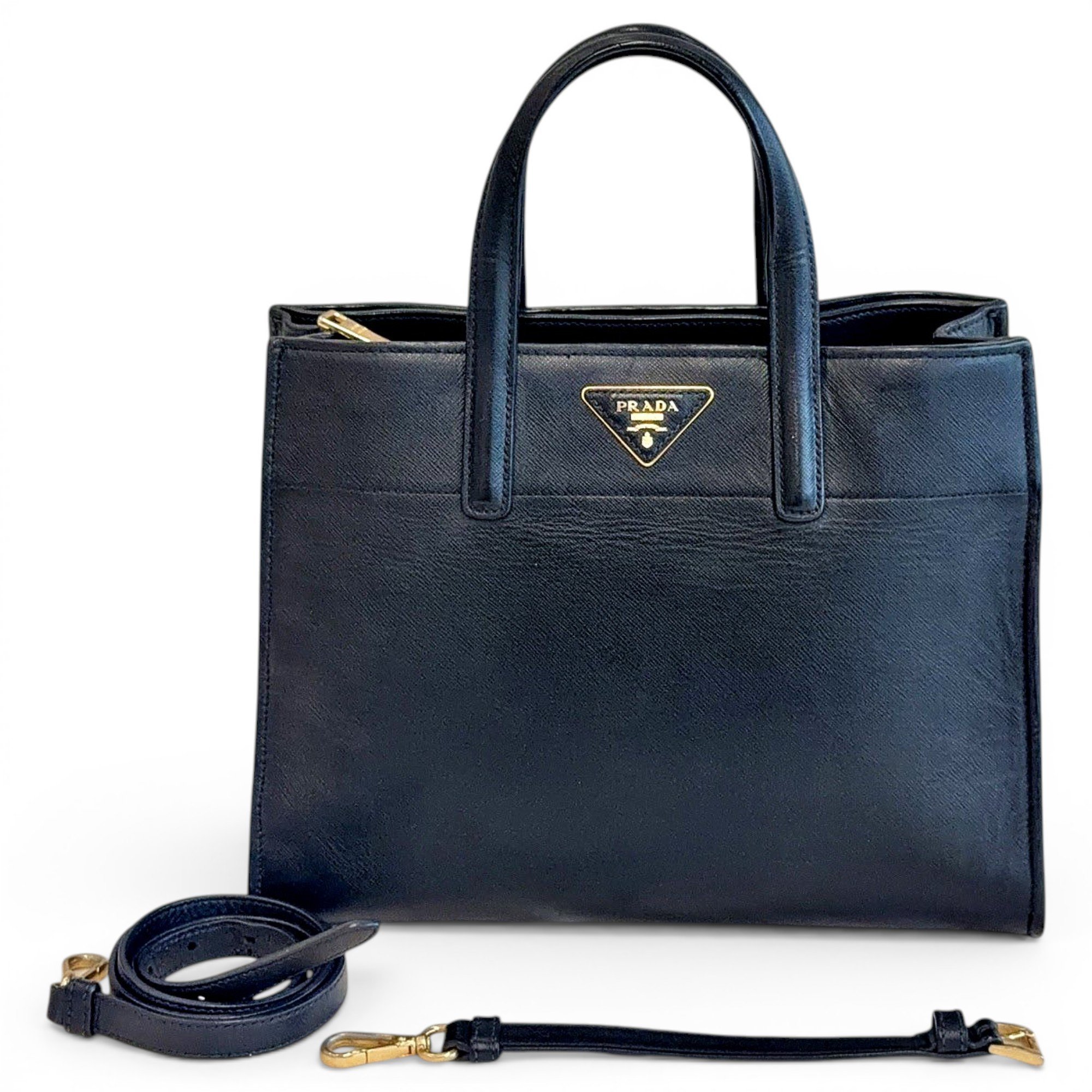 Leather handbag
