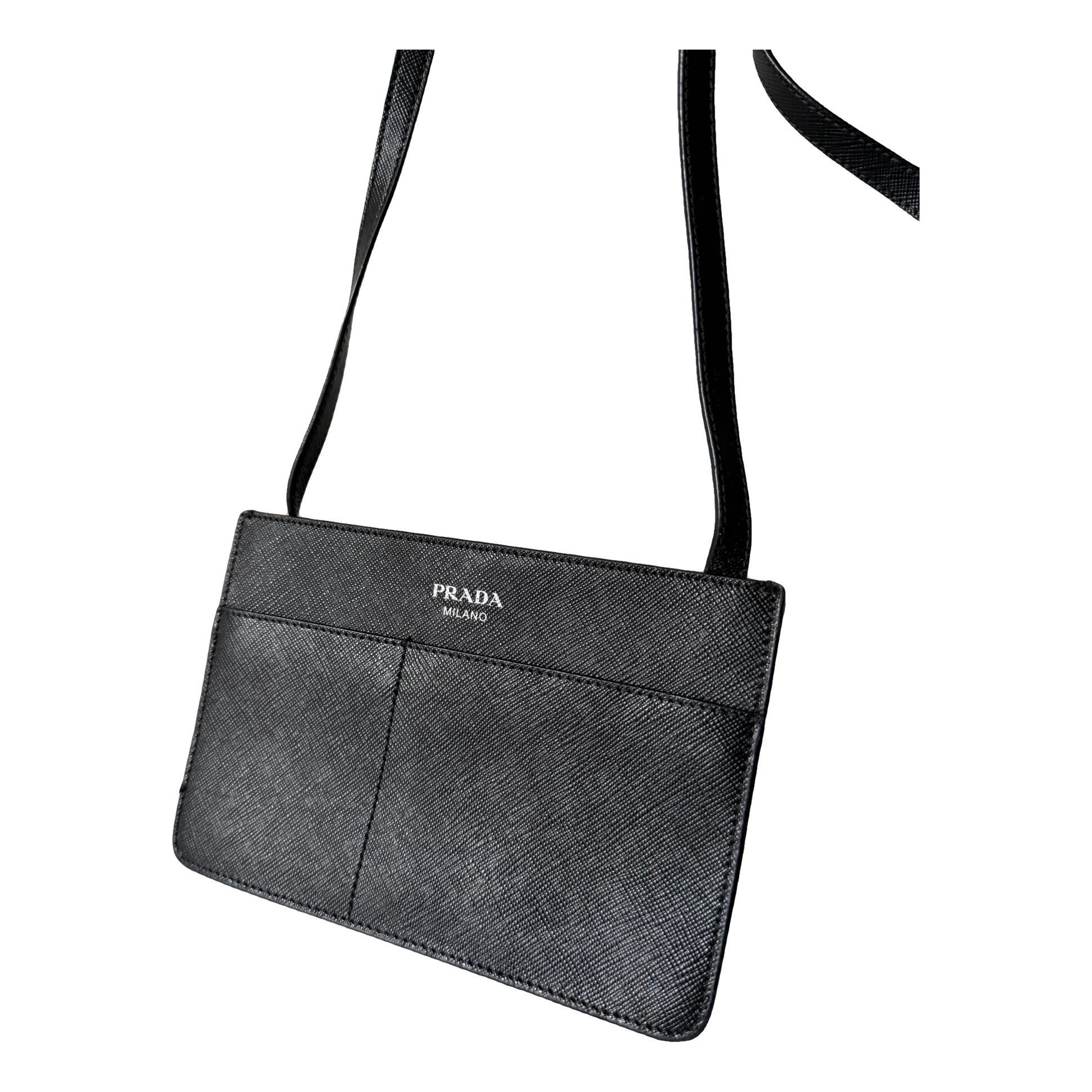 Leather crossbody bag