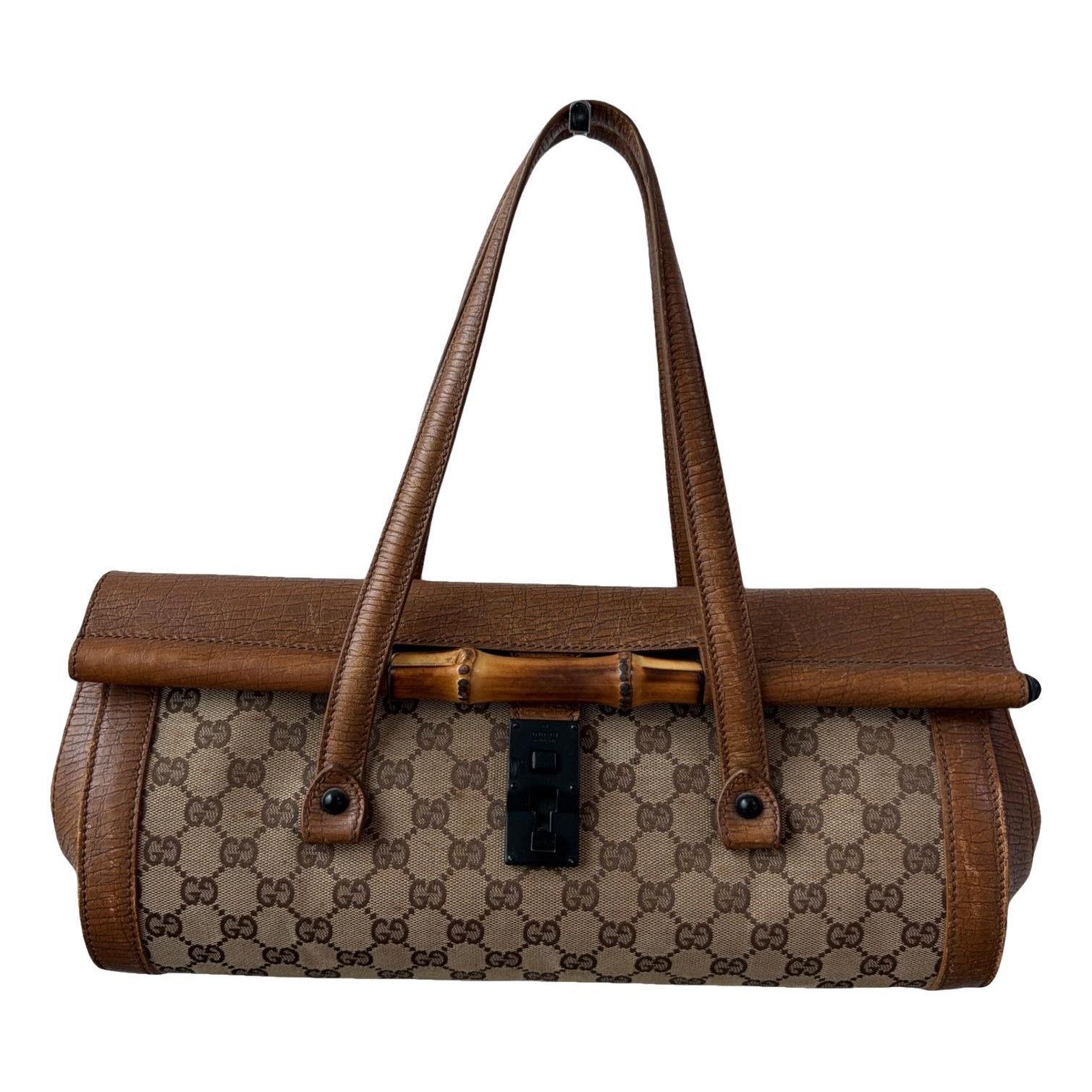 Bamboo Bullet leather handbag