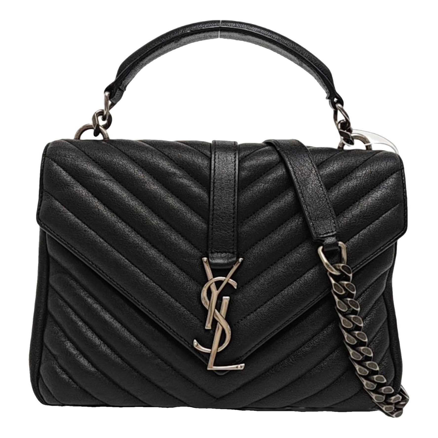 Collége monogramme leather handbag