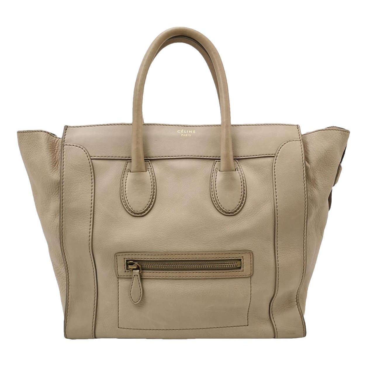 Leather tote