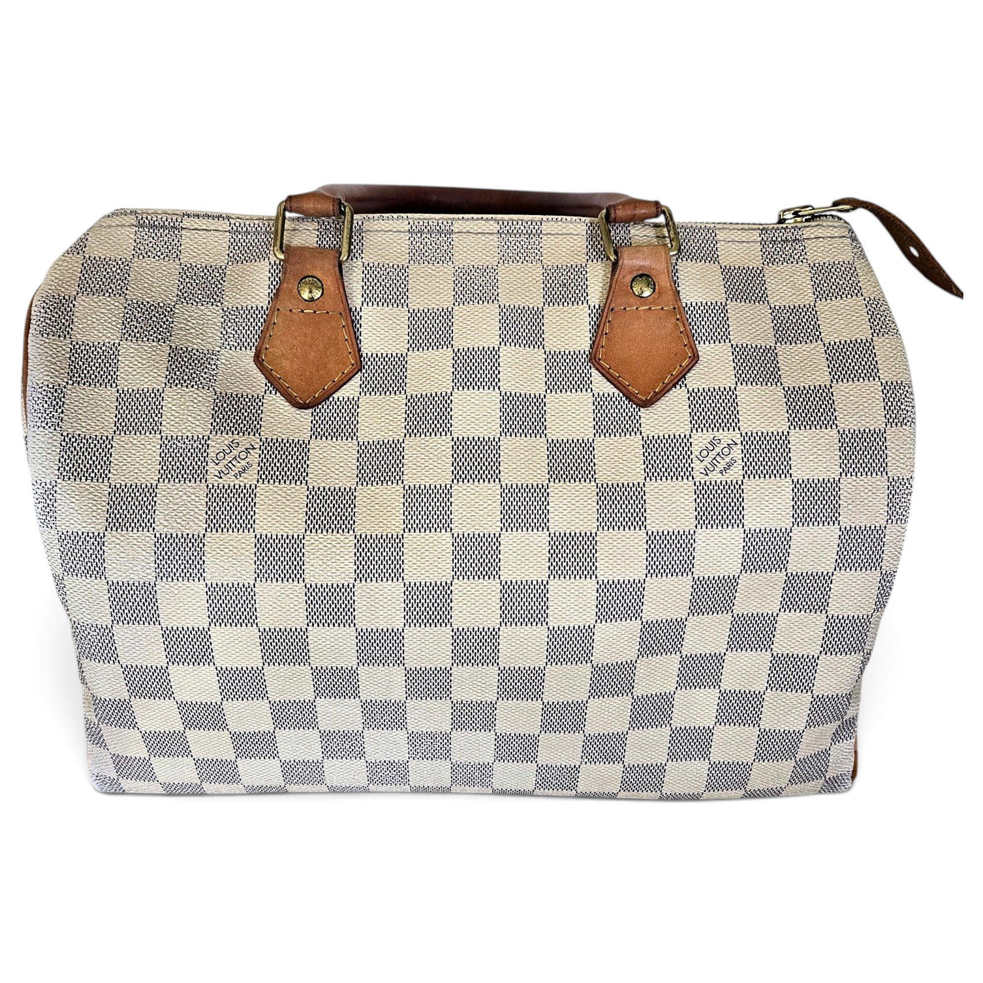 Speedy leather handbag