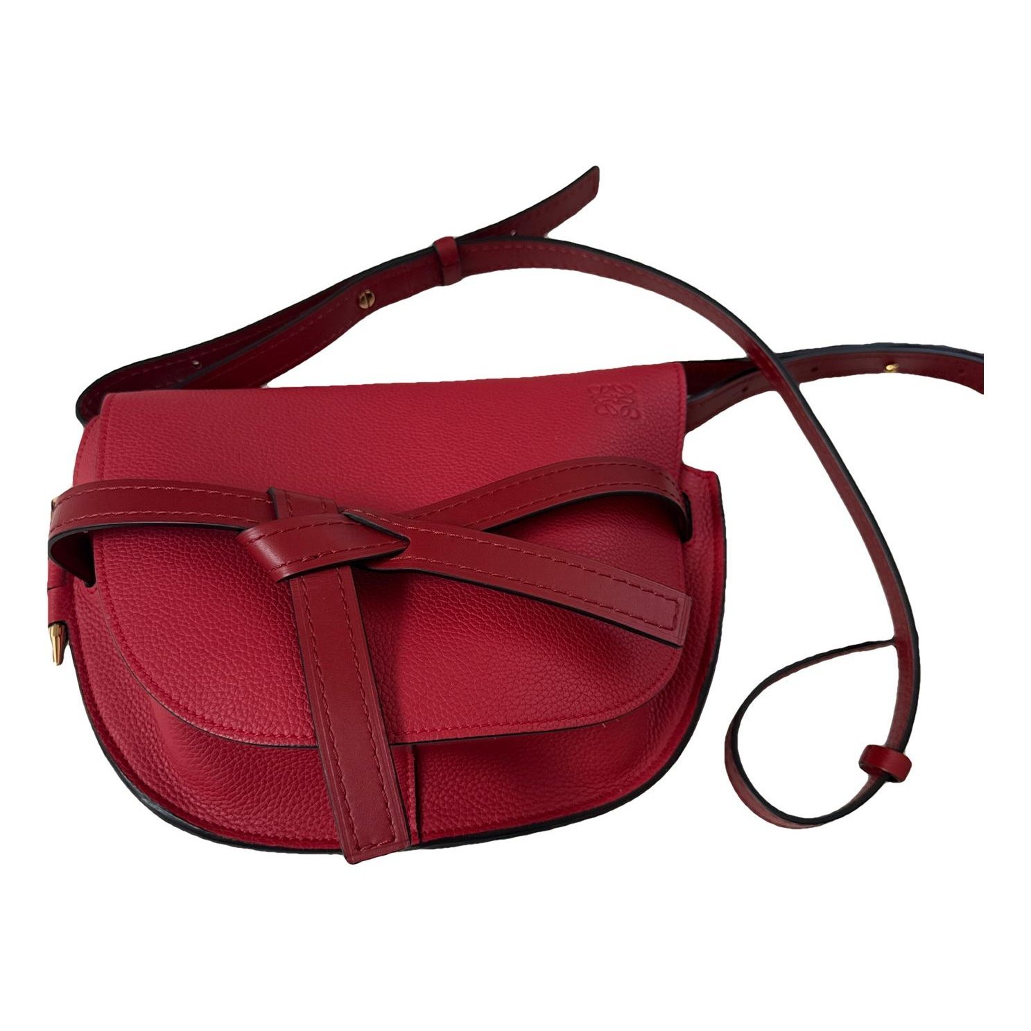 Gate leather crossbody bag