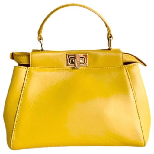 Peekaboo leather handbag