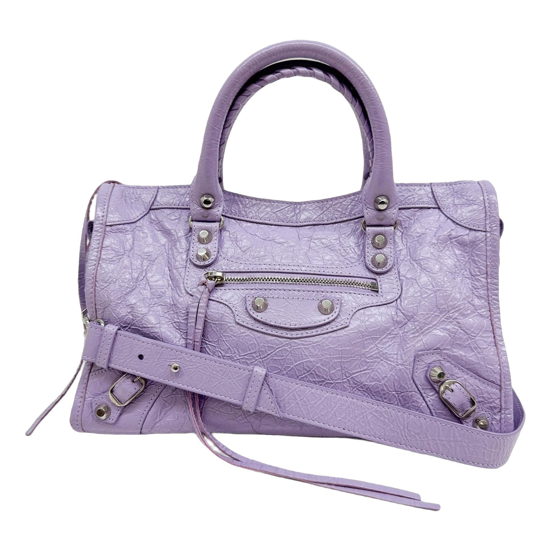 City leather mini bag