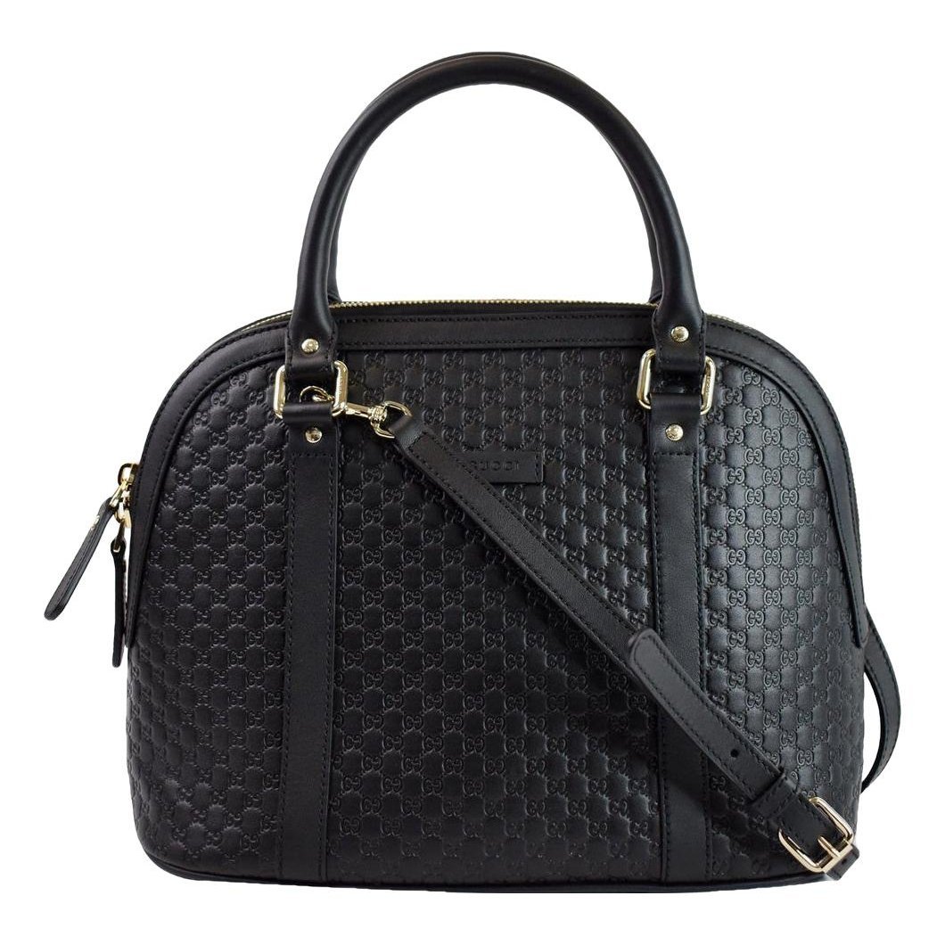 Dôme leather handbag