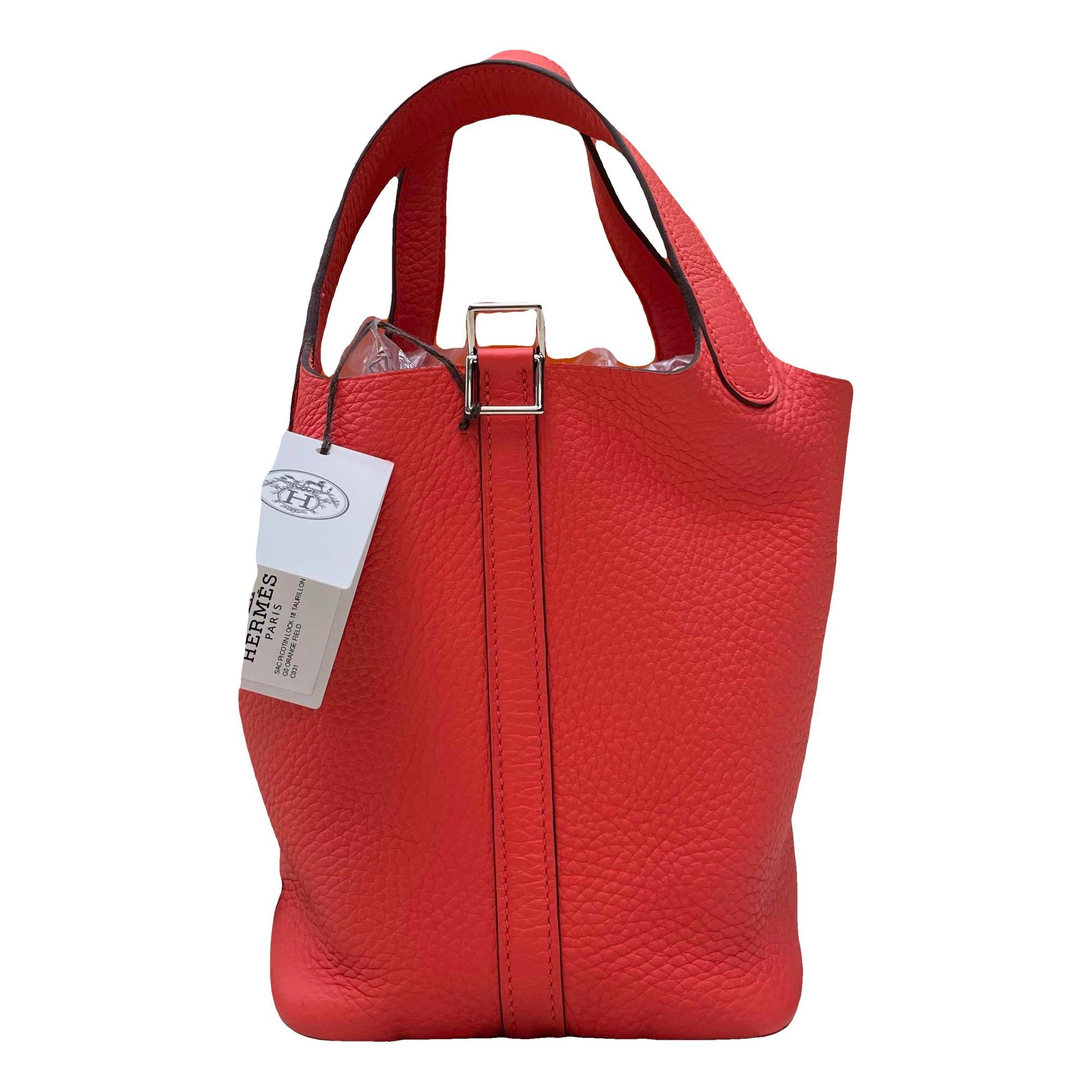 Picotin leather handbag