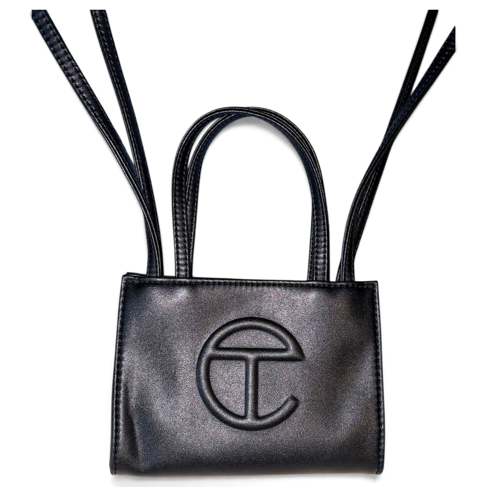 Telfar Small Shopping Bag leather handbag