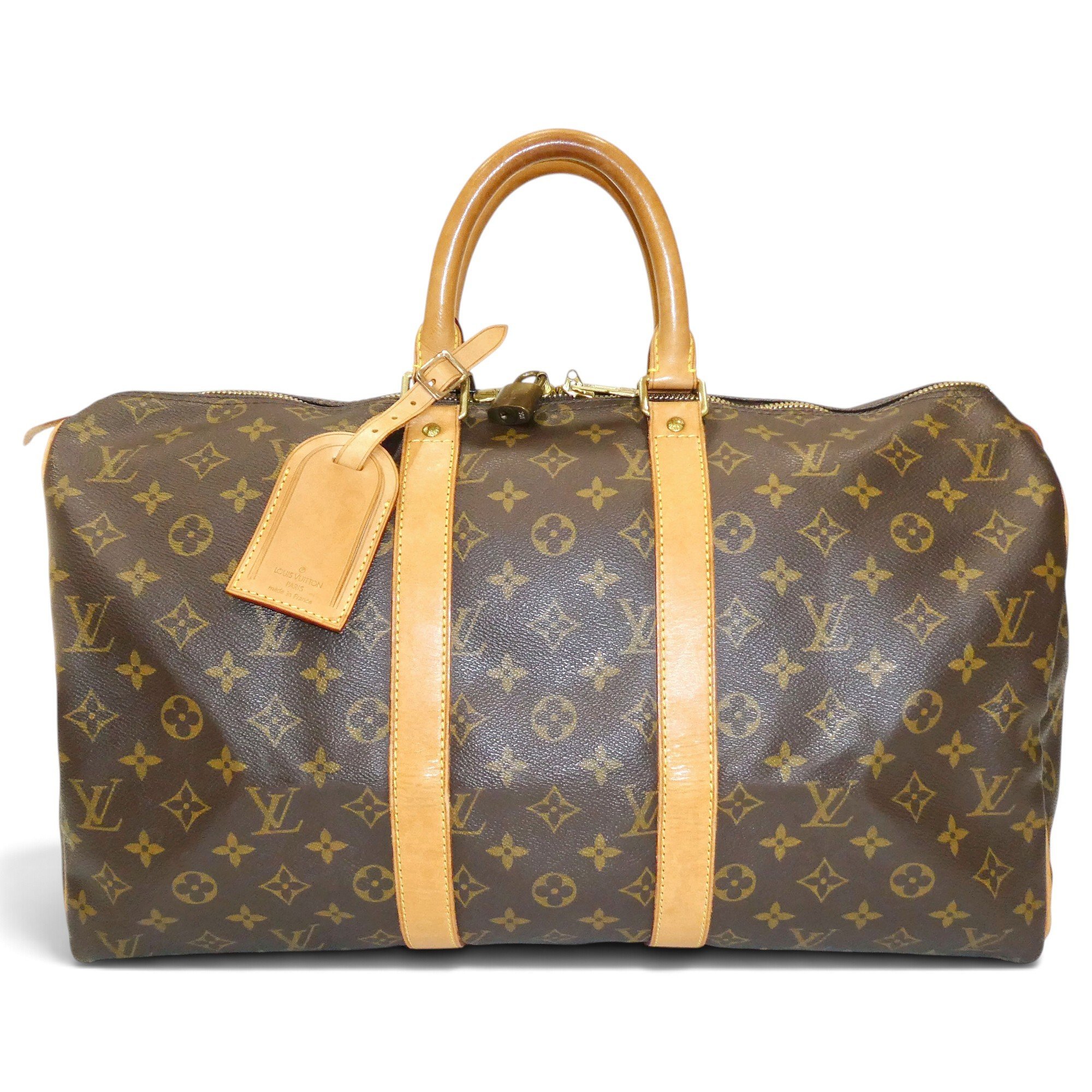 Keepall leather 48h bag