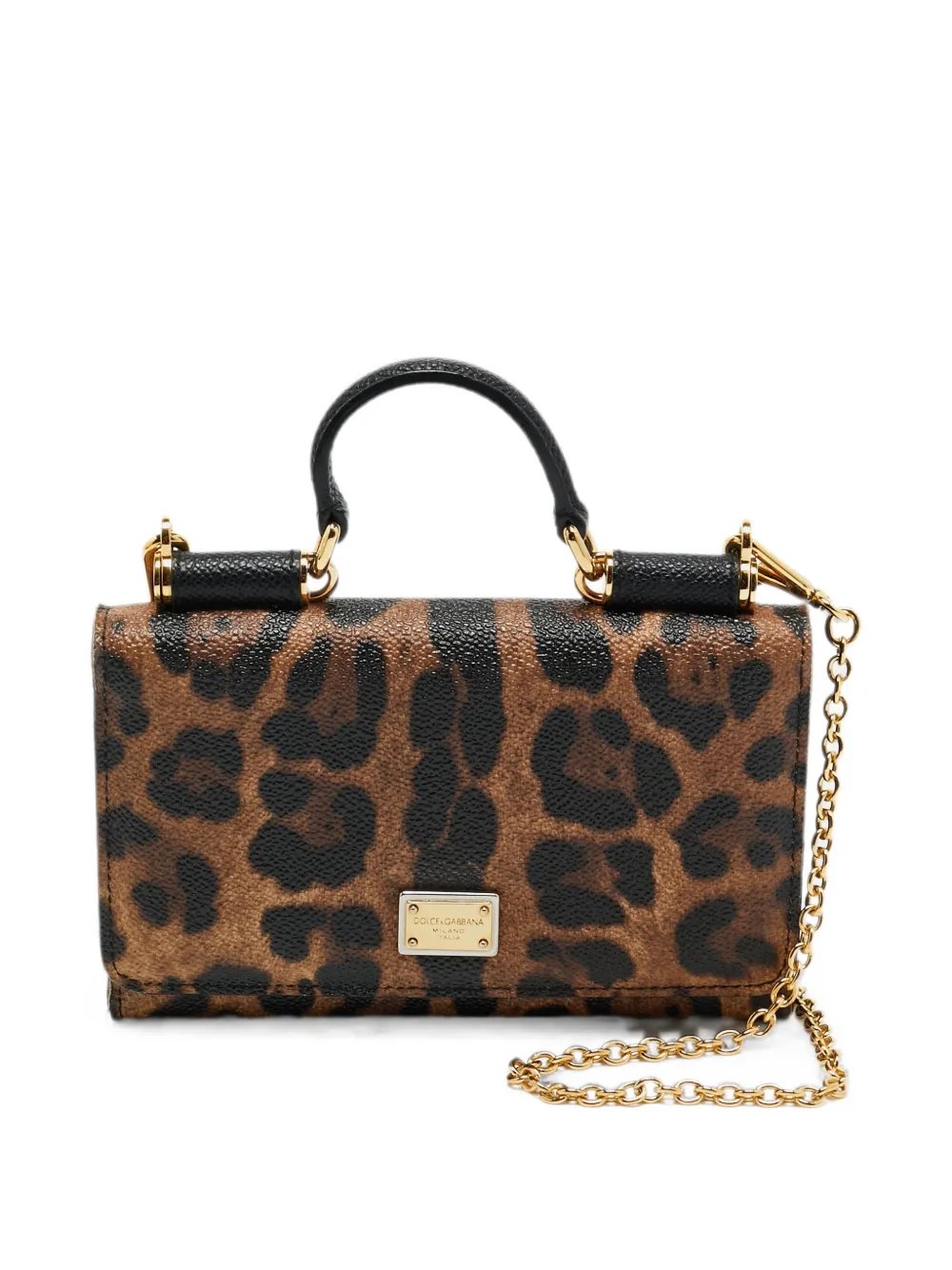Miss Sicily leopard-print tote bag