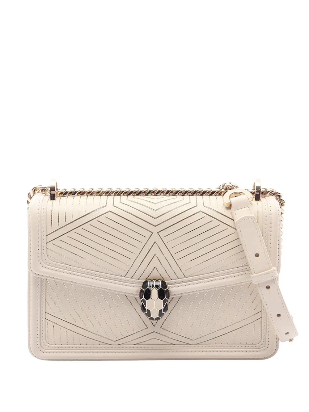 Bvlgari 2010-2026 Leather Serpenti Diamond Blast shoulder bag