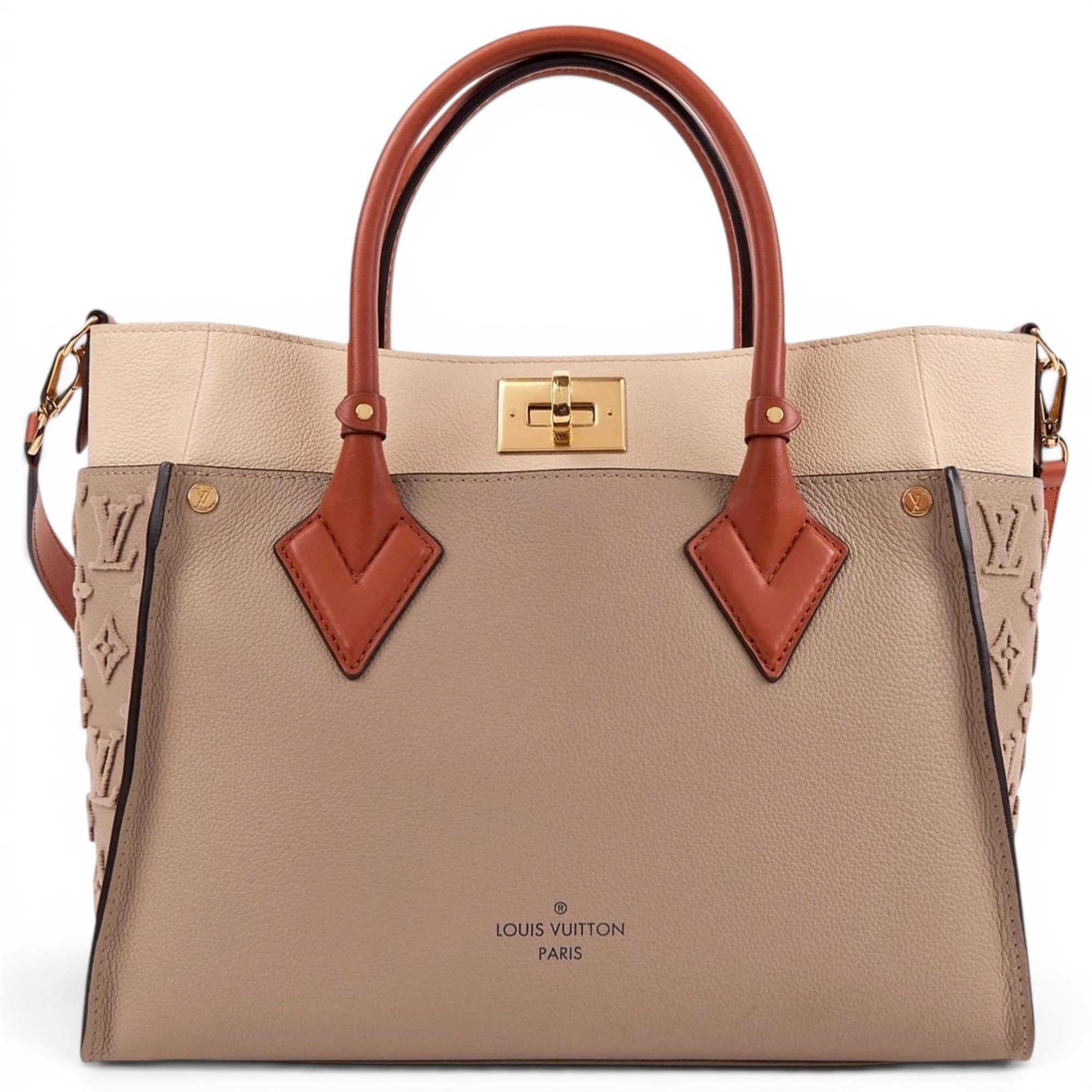 On My Side leather handbag
