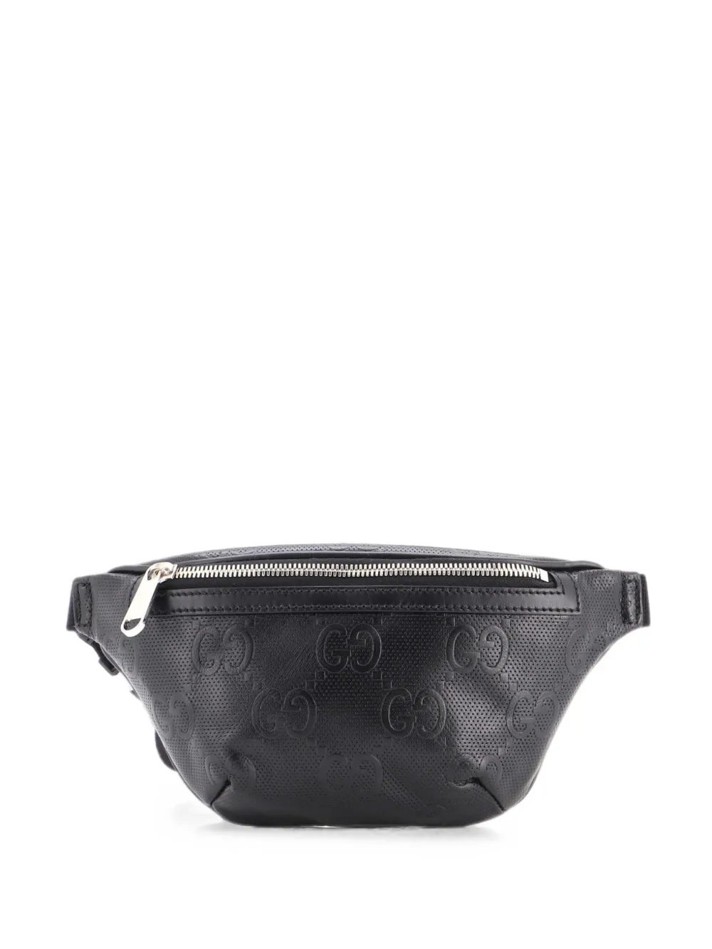 GG Embossed Perforated Leather Small belt bag