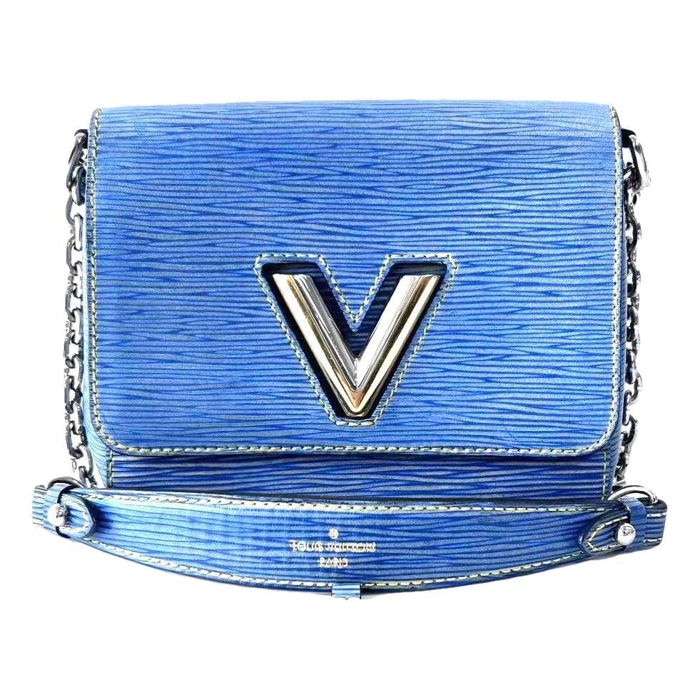 Twist leather handbag