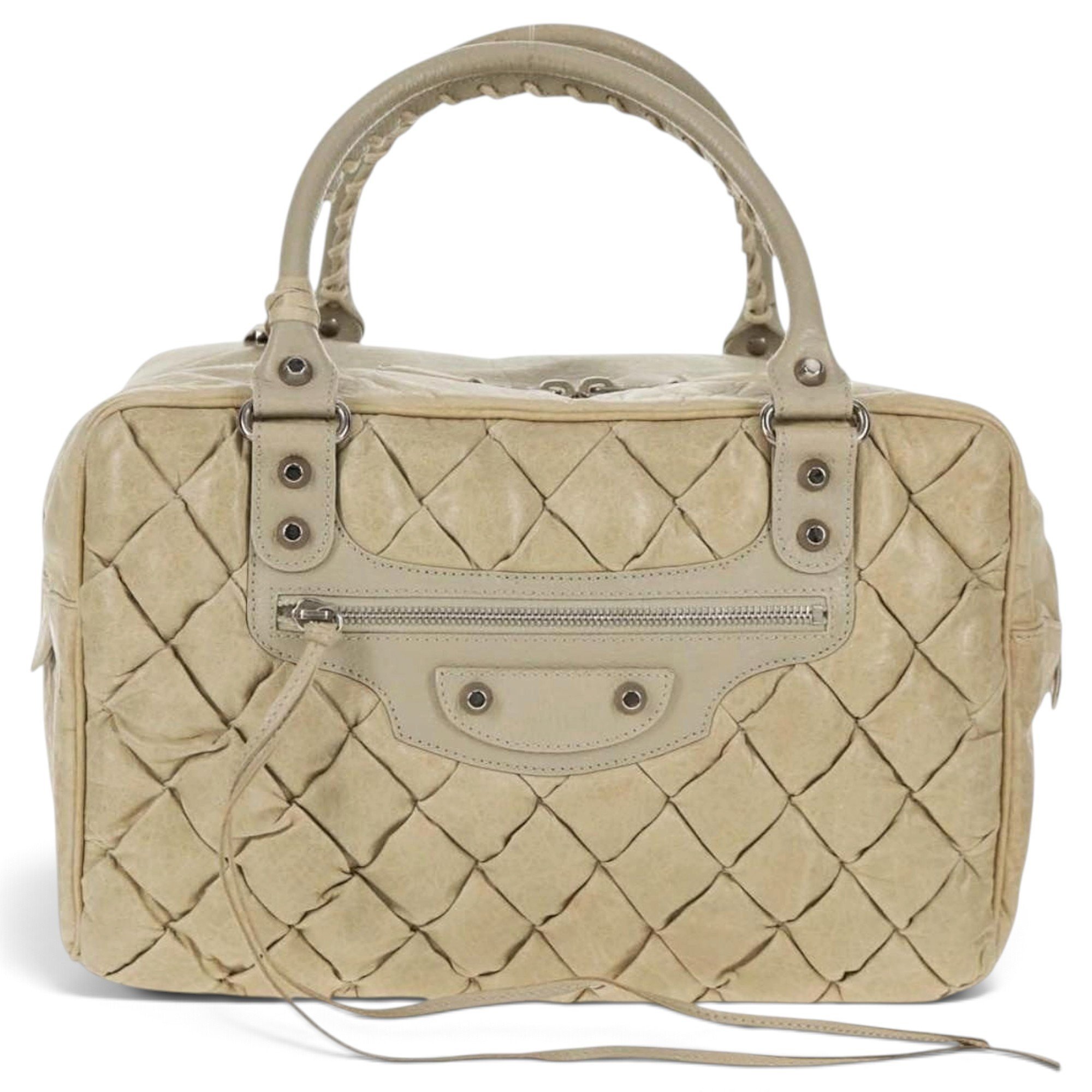 Leather handbag
