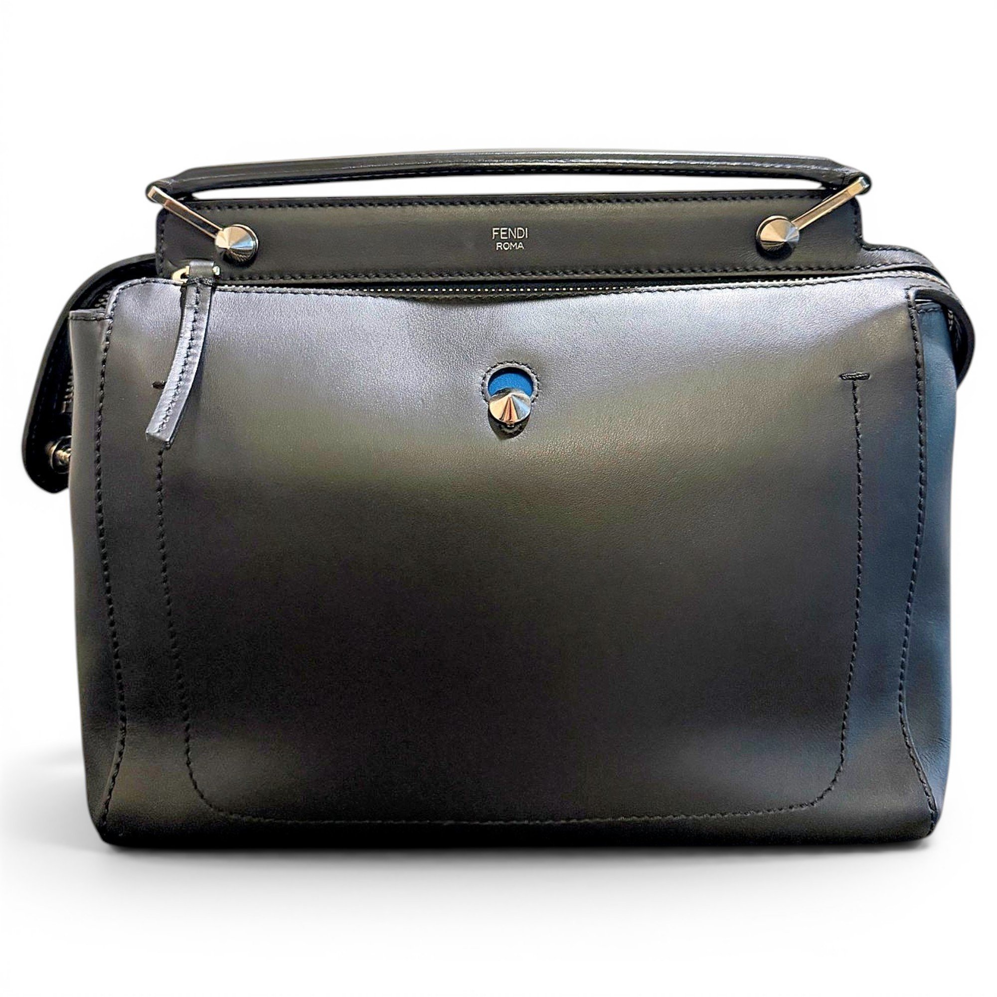 Dot Com leather handbag