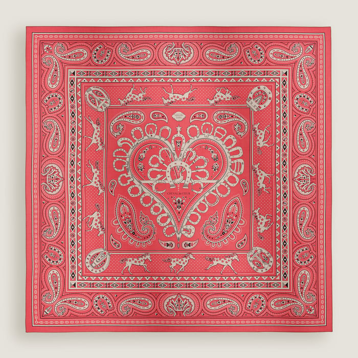 Cheval De Coeur Bandana Shawl 140