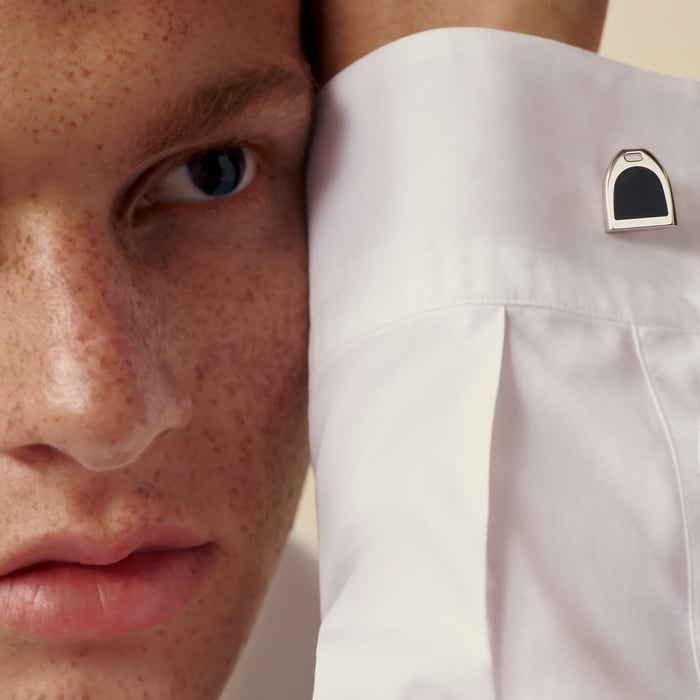 Vert Véronèse Etrier Cufflinks