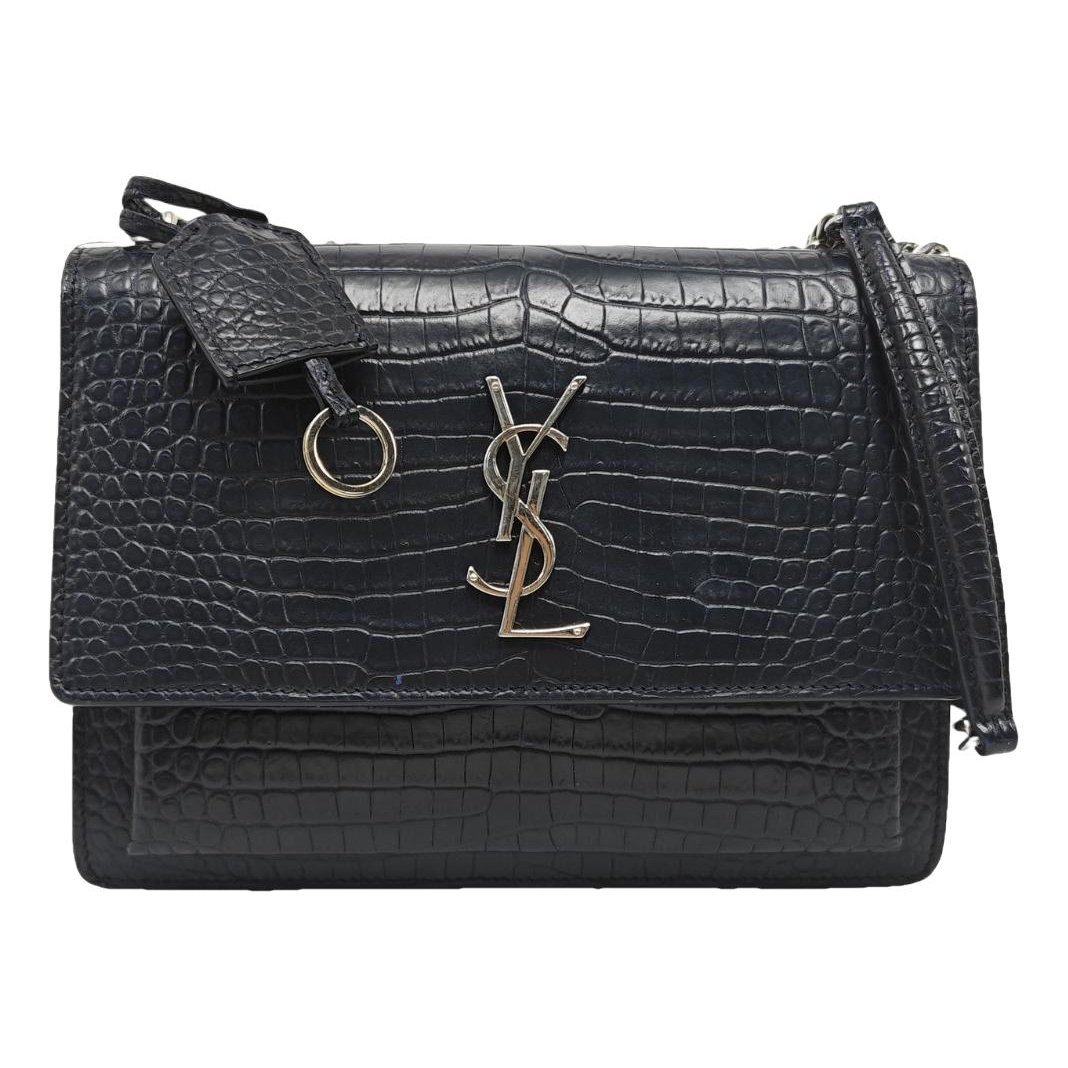 Sunset leather crossbody bag