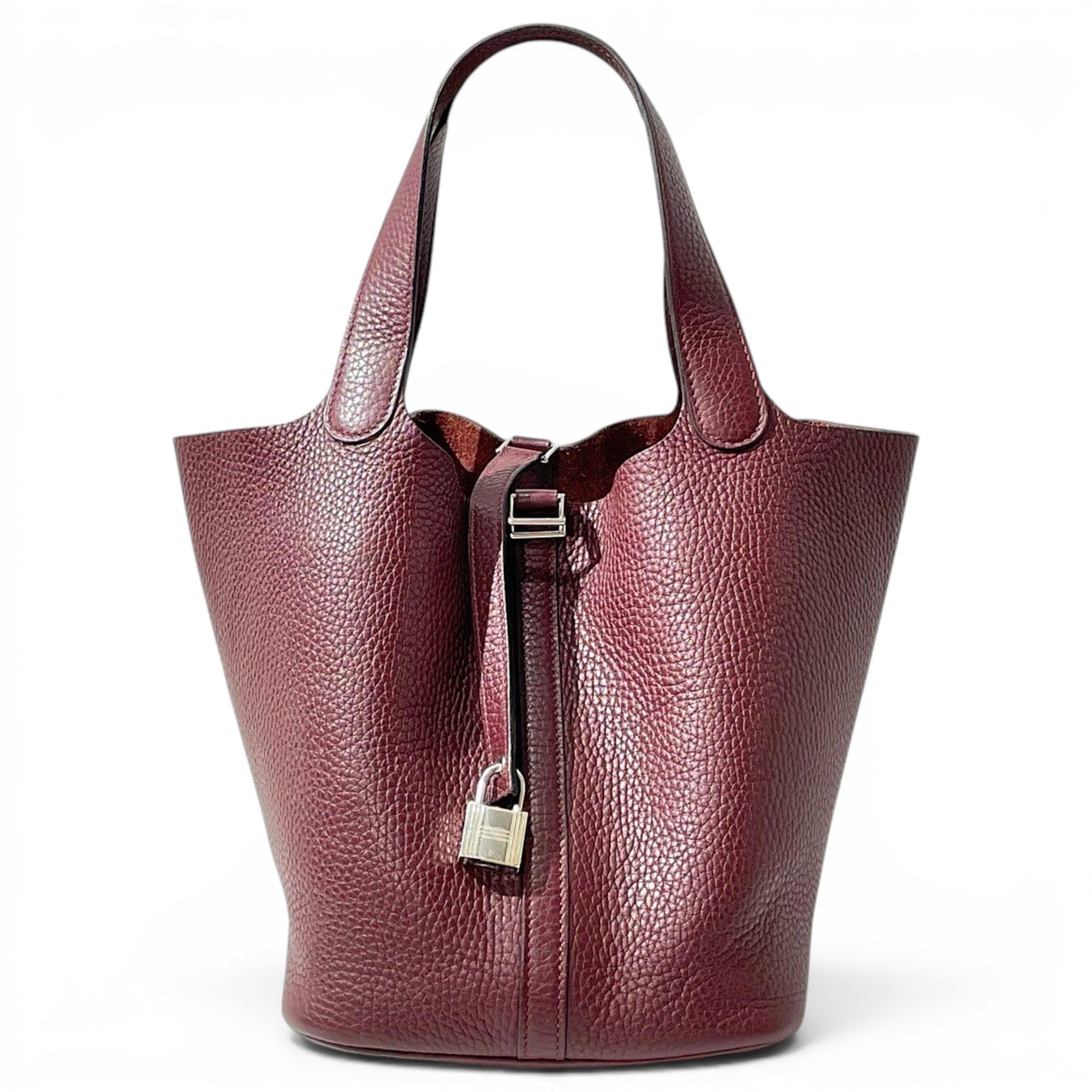 Picotin leather handbag