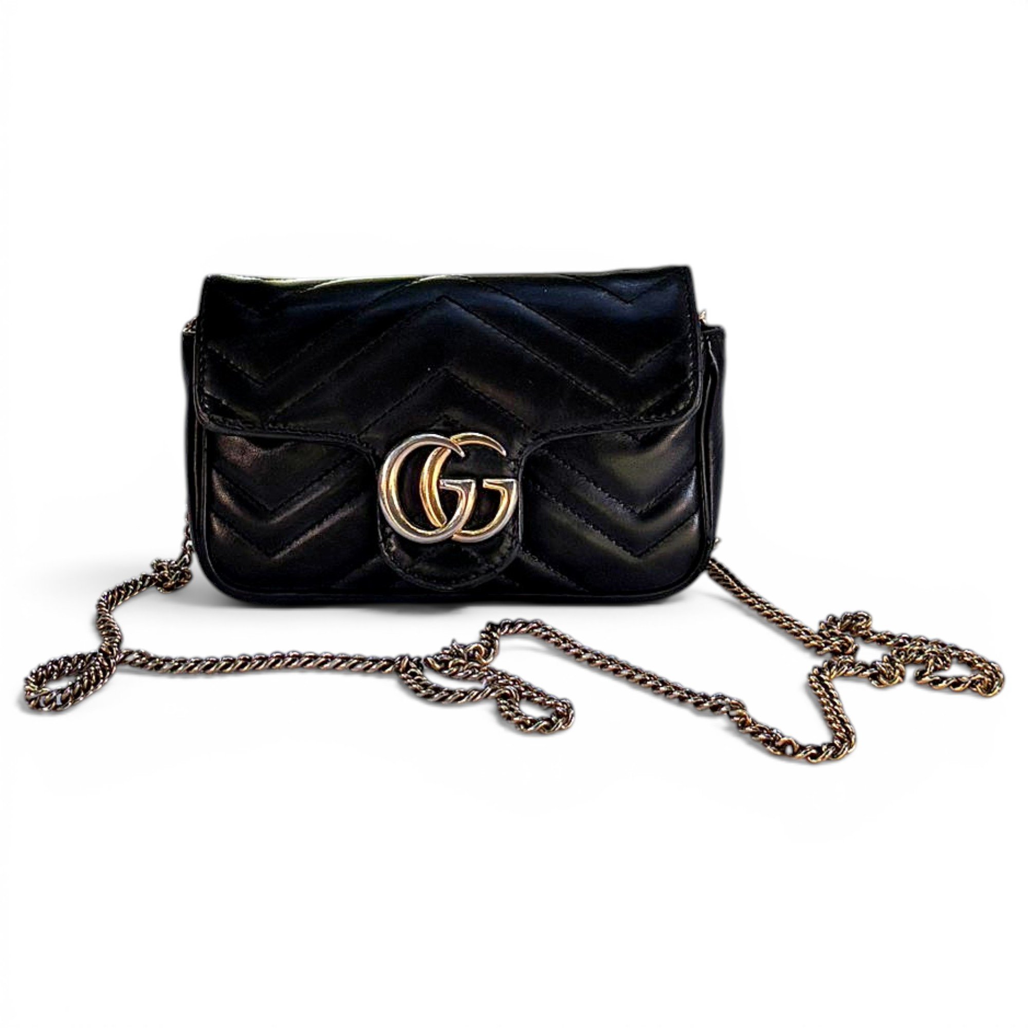Marmont leather clutch bag