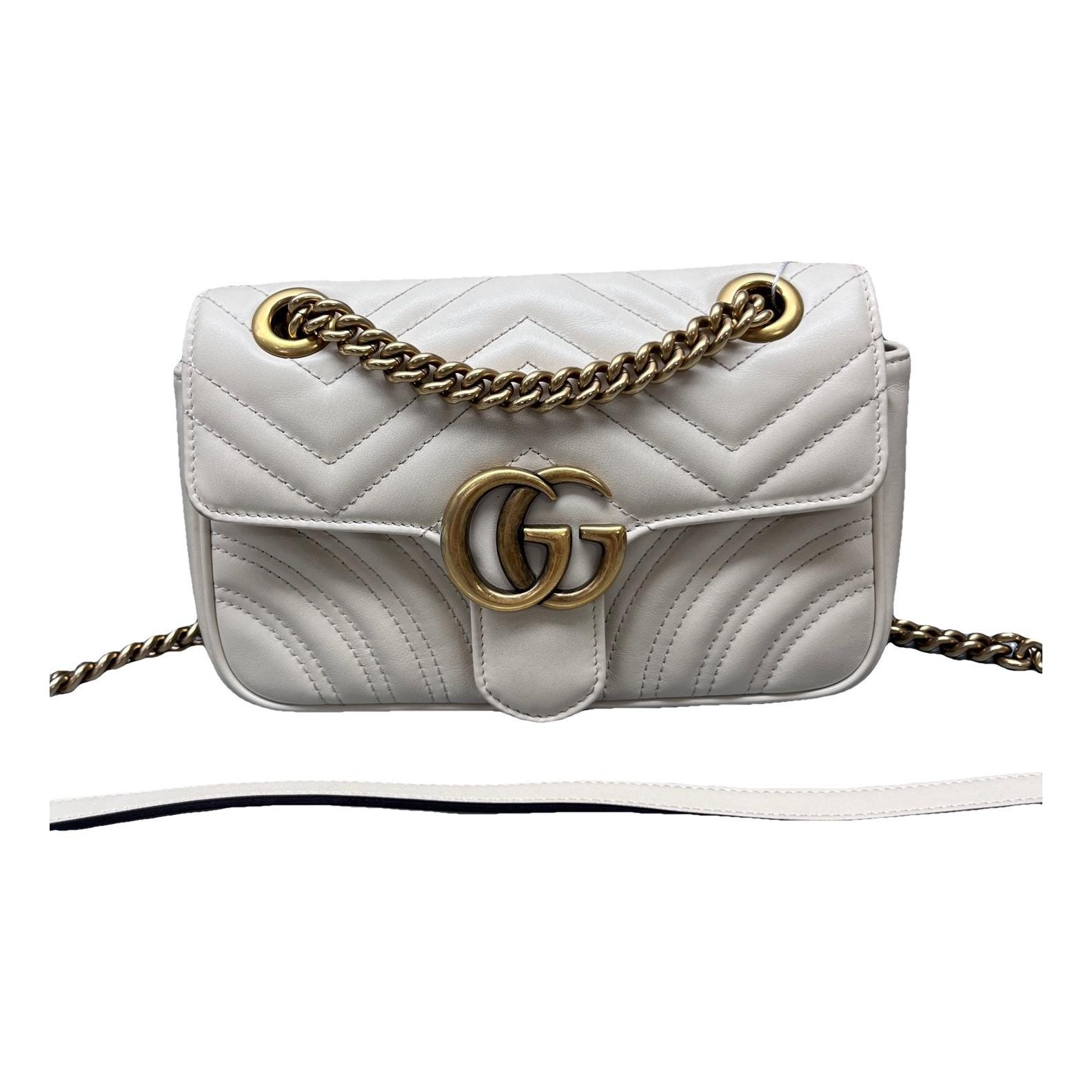 GG Marmont Flap leather handbag