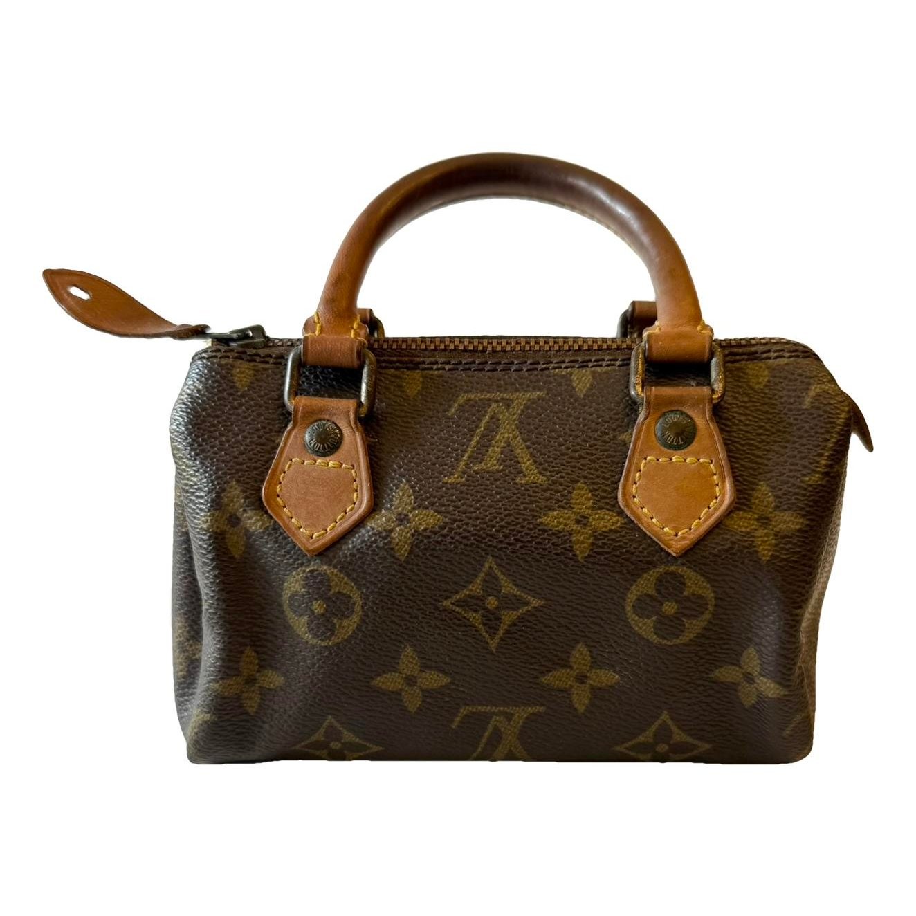 Nano Speedy / Mini HL leather handbag