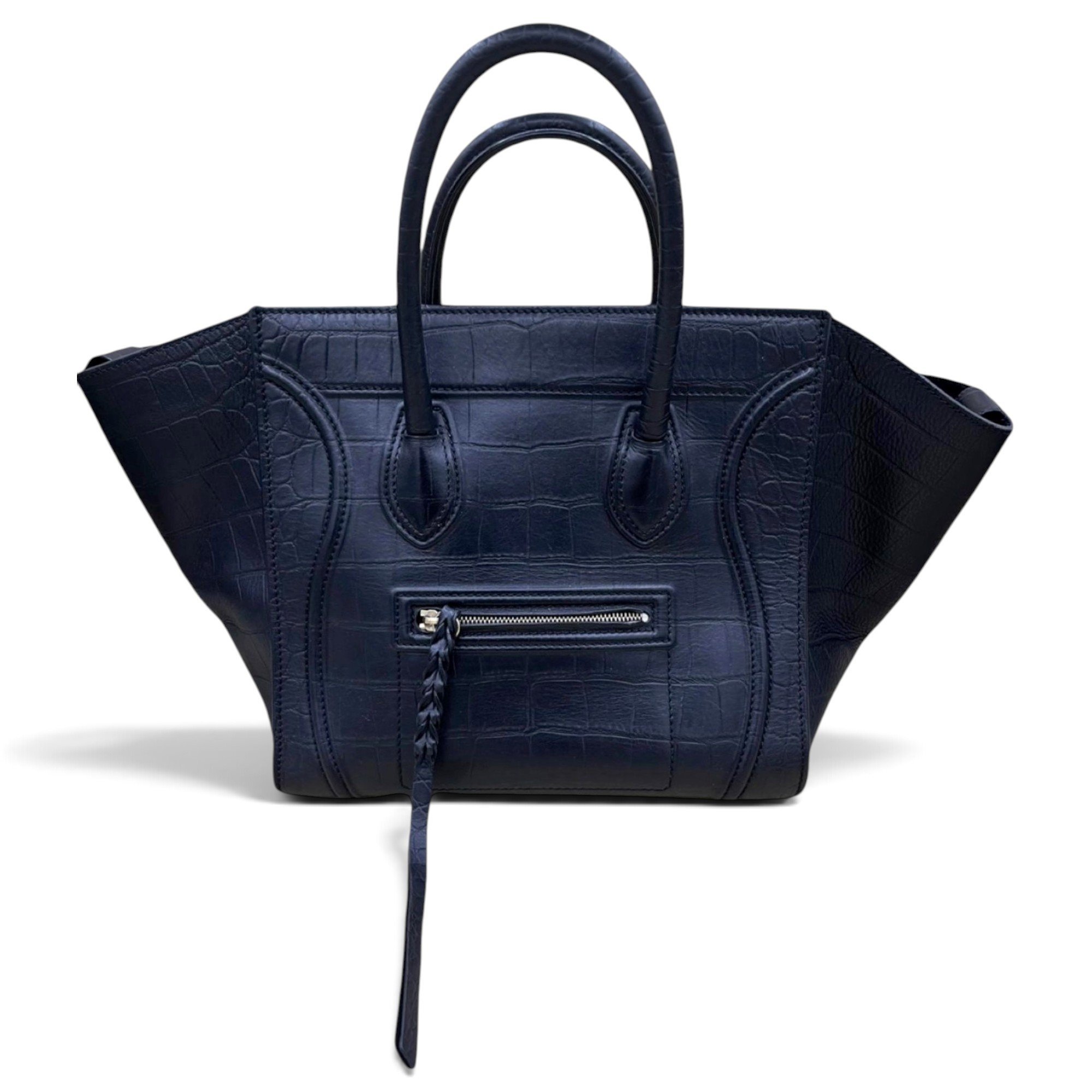 Luggage leather handbag