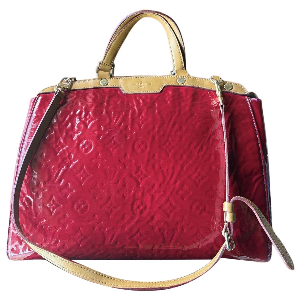 Bréa patent leather handbag