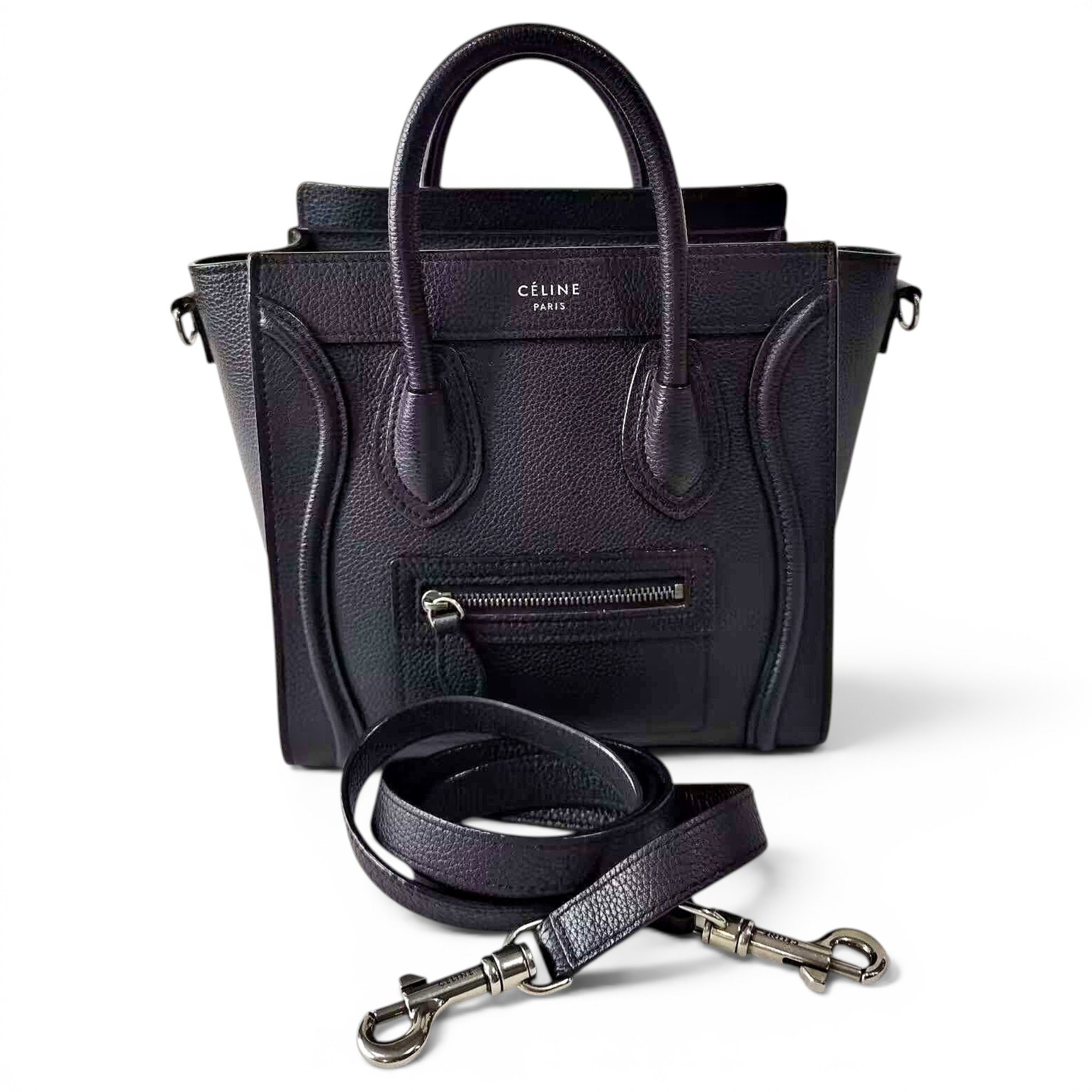 Nano Luggage leather handbag