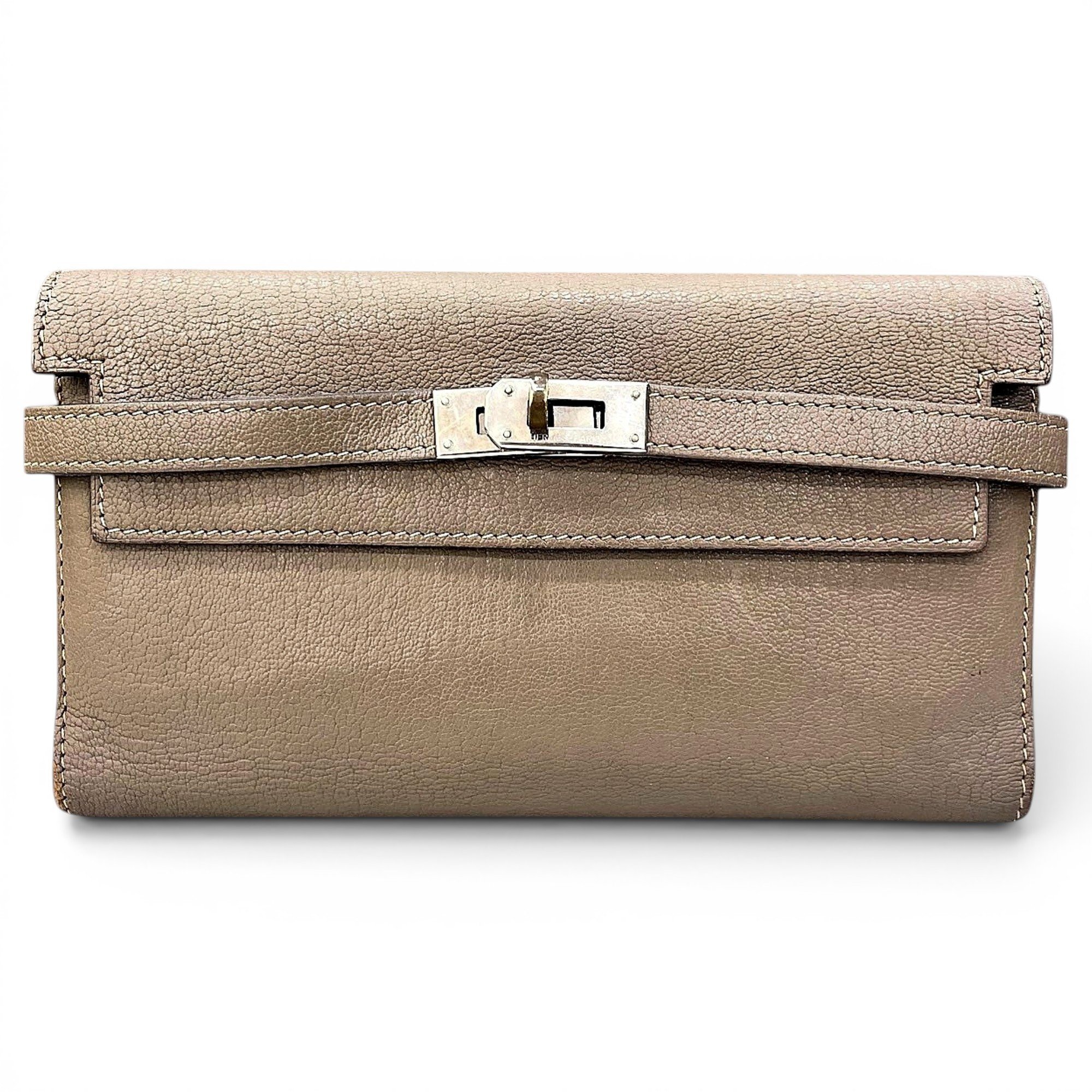 Kelly to go leather clutch bag