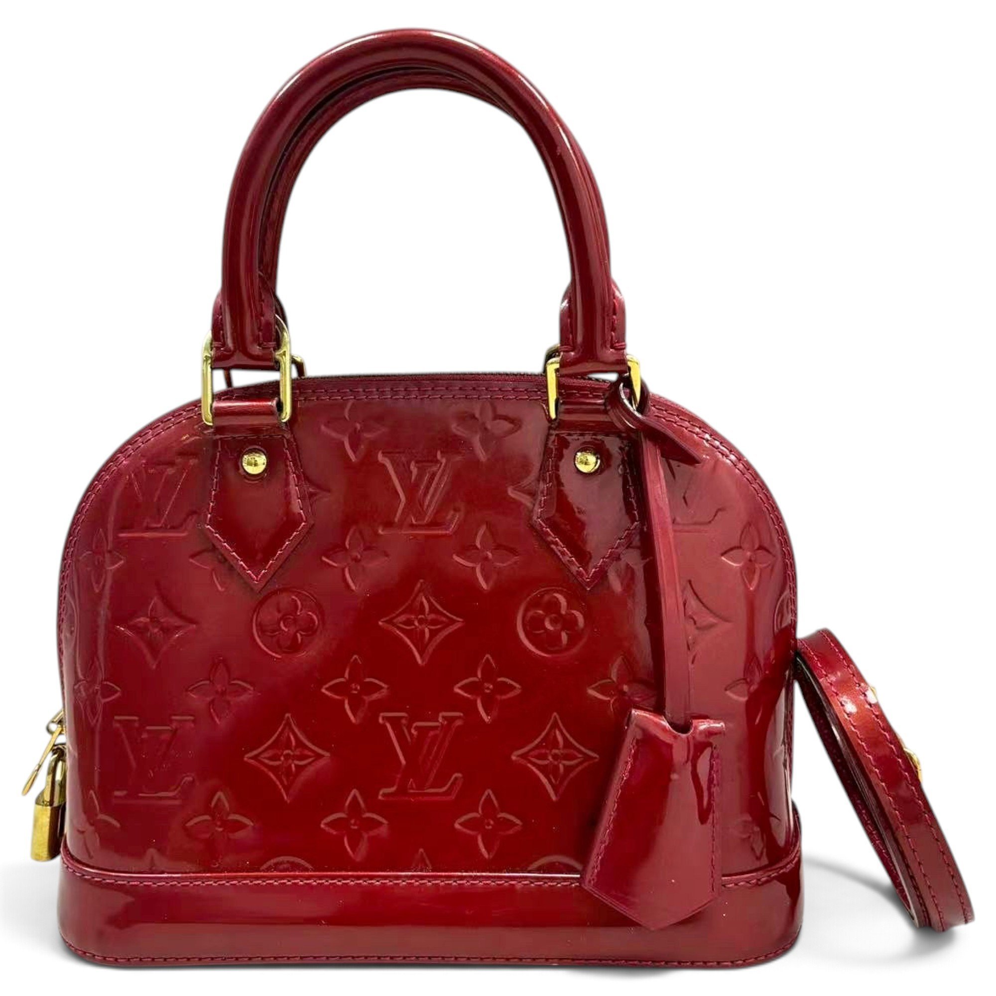 Alma BB patent leather handbag