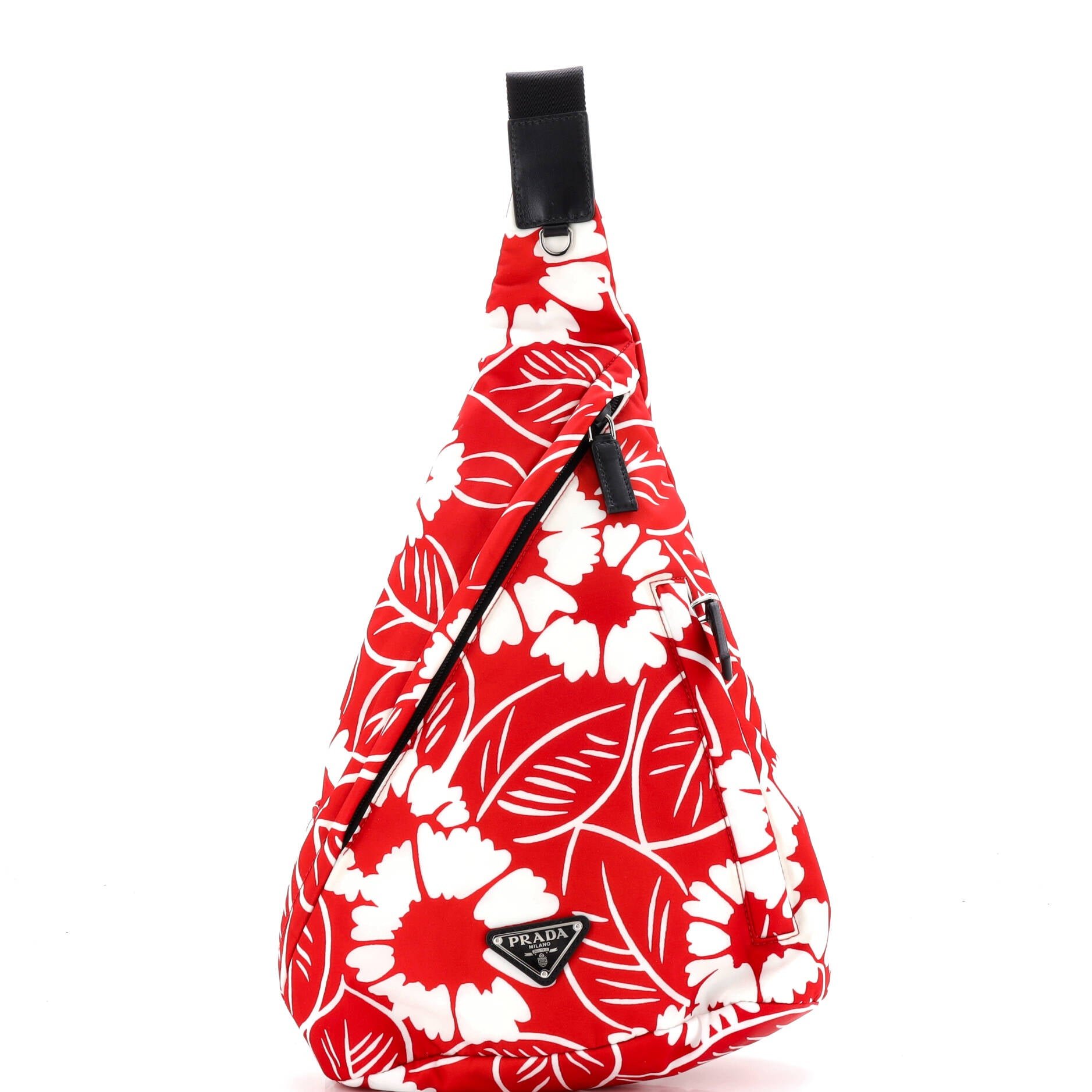 Zip Sling Backpack Printed Tessuto
