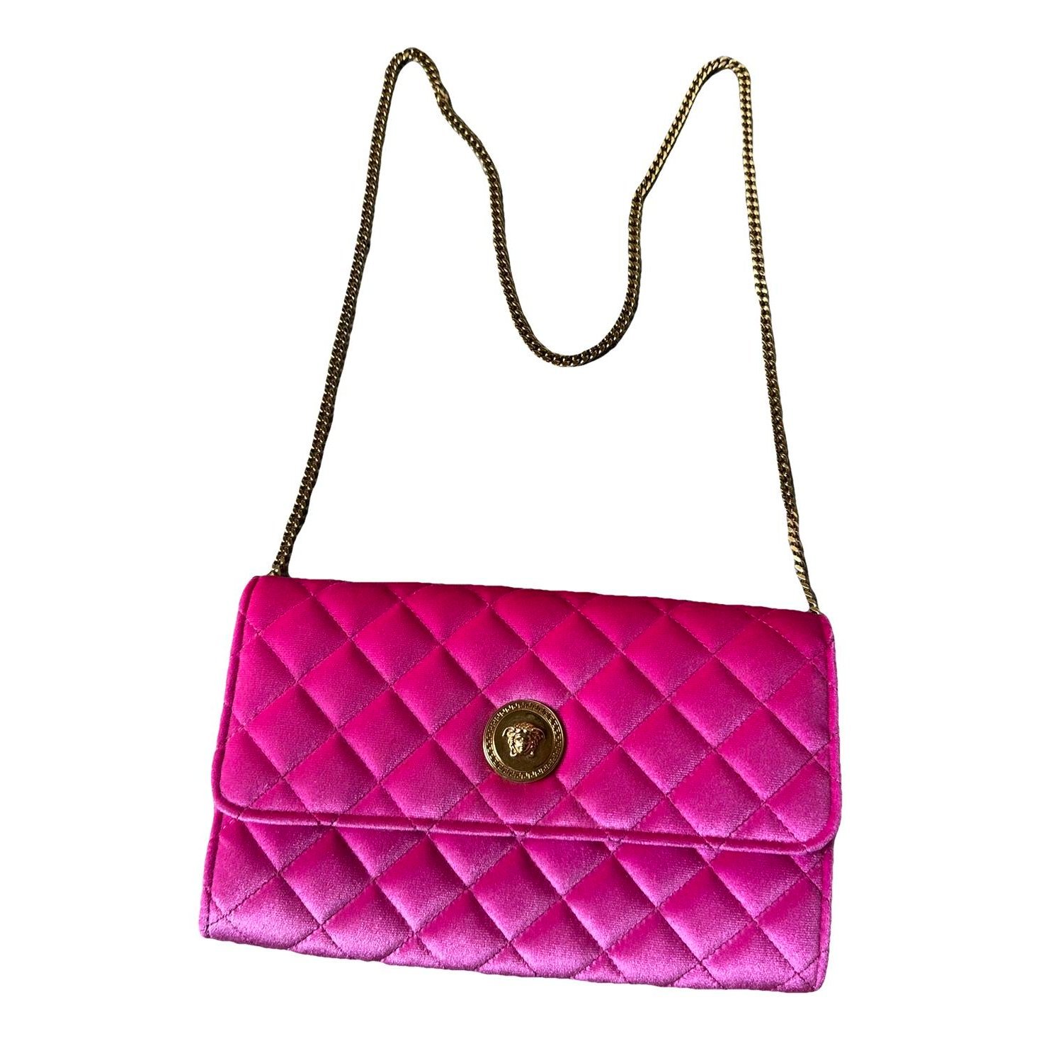 Velvet clutch bag