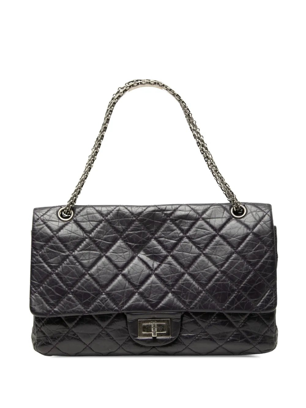 2012-2013 Quilted Aged Calfskin Reissue 2.55 Double Flap 227 shoulder bag