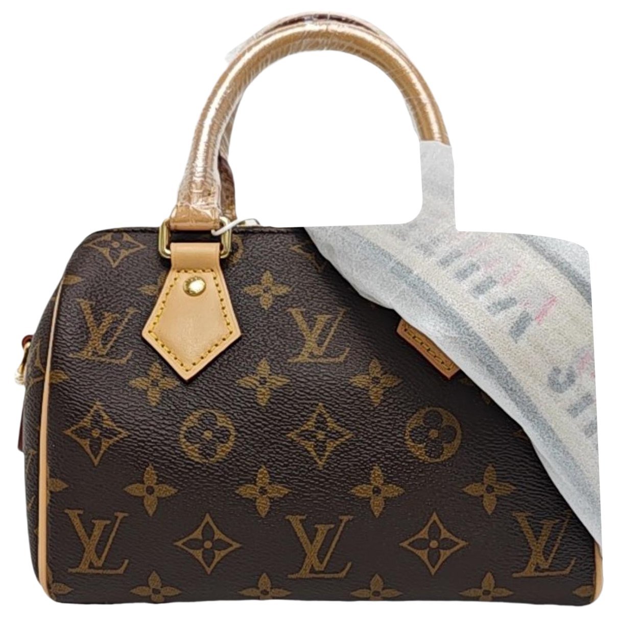 Nano Speedy / Mini HL leather handbag