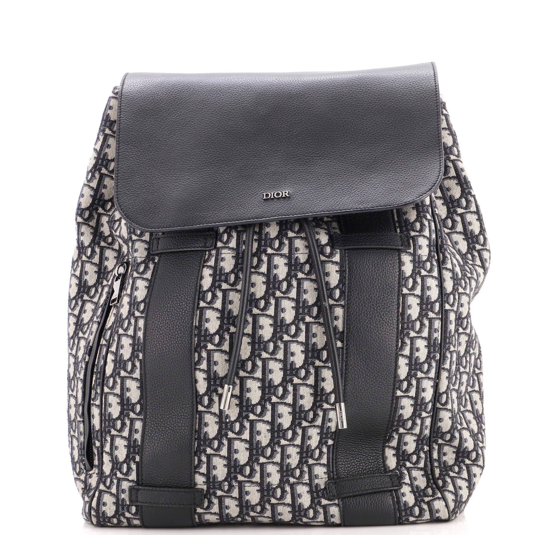 Leather backpack