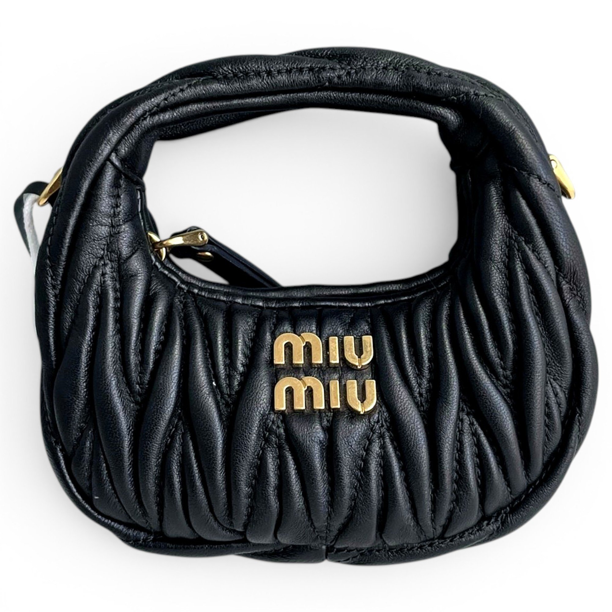 Miu Wander leather handbag