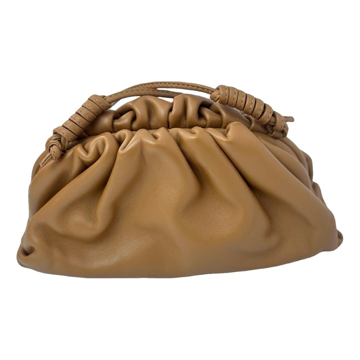 Pouch leather handbag