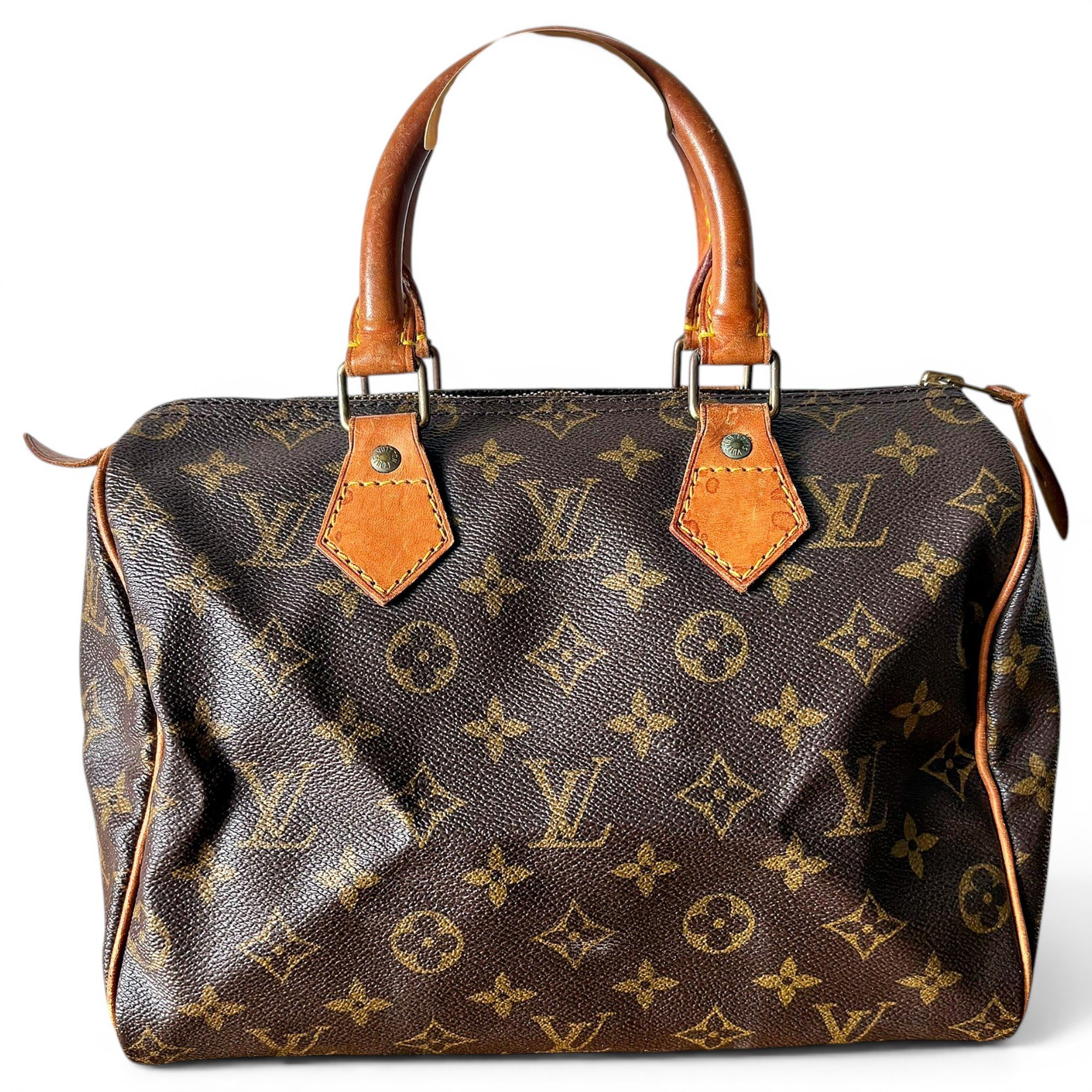 Speedy leather handbag