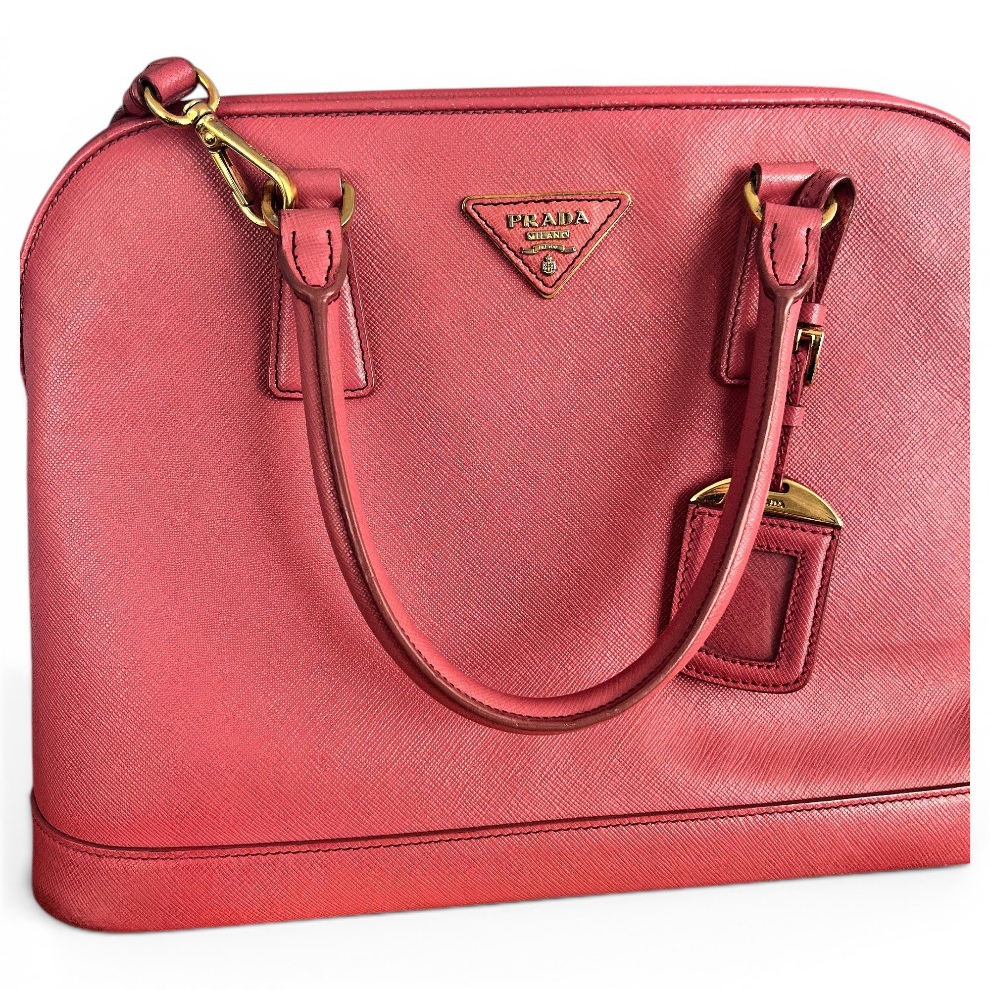 Promenade leather handbag