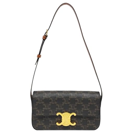 Triomphe leather handbag