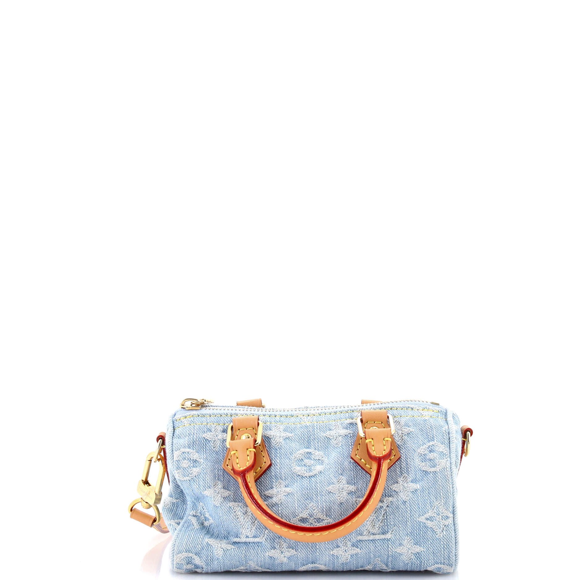 Speedy Bandouliere NM Bag Monogram Denim Sky Nano