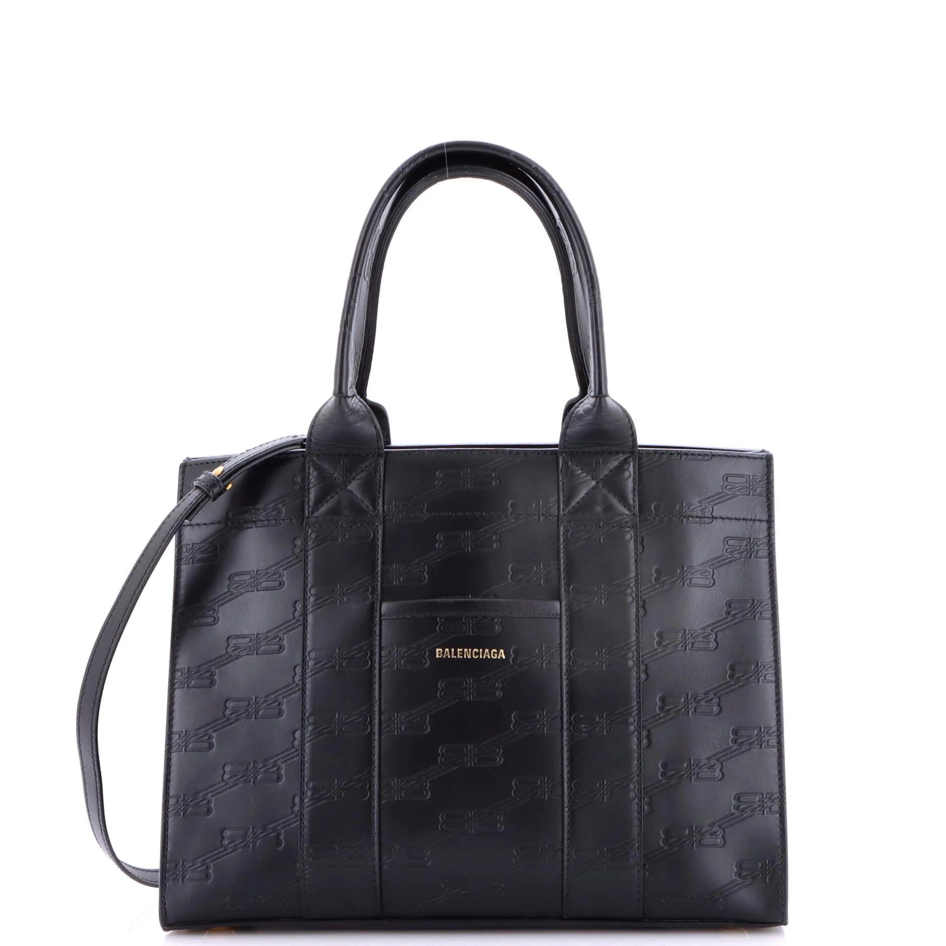 Leather tote