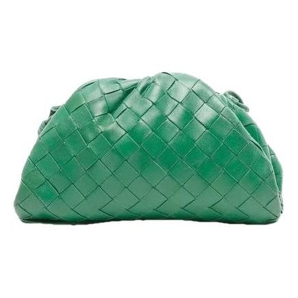 Pouch leather handbag