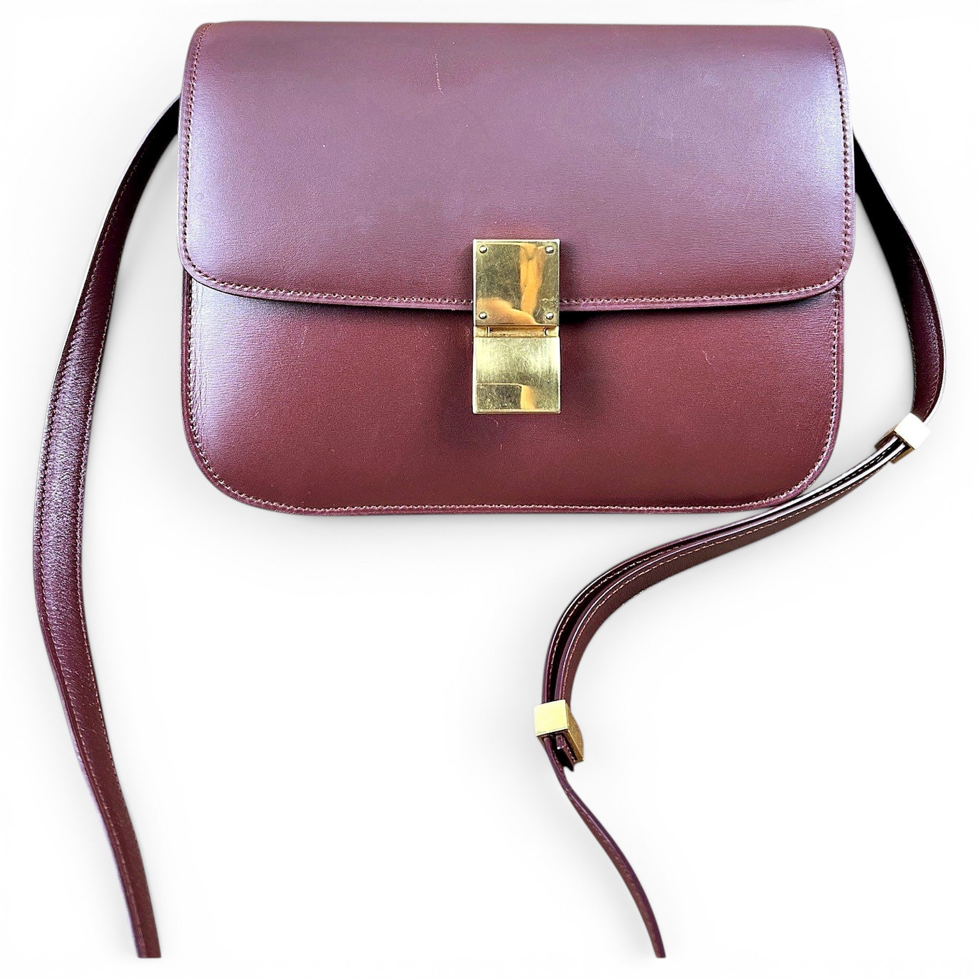 Classic leather handbag