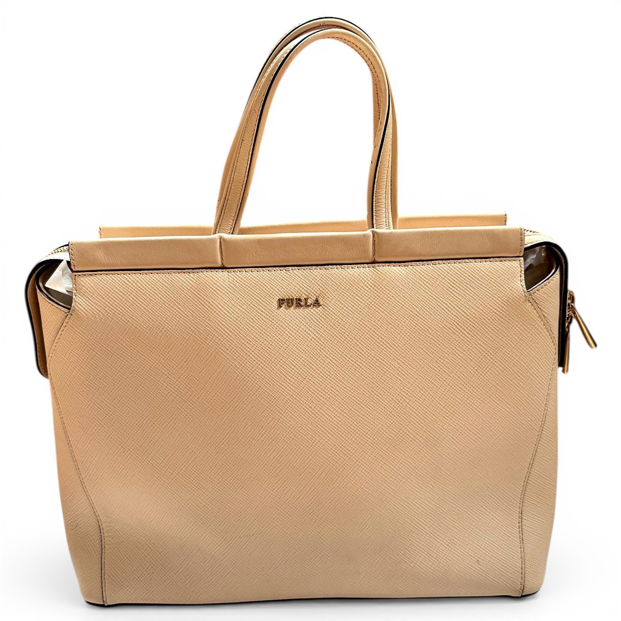 Leather handbag