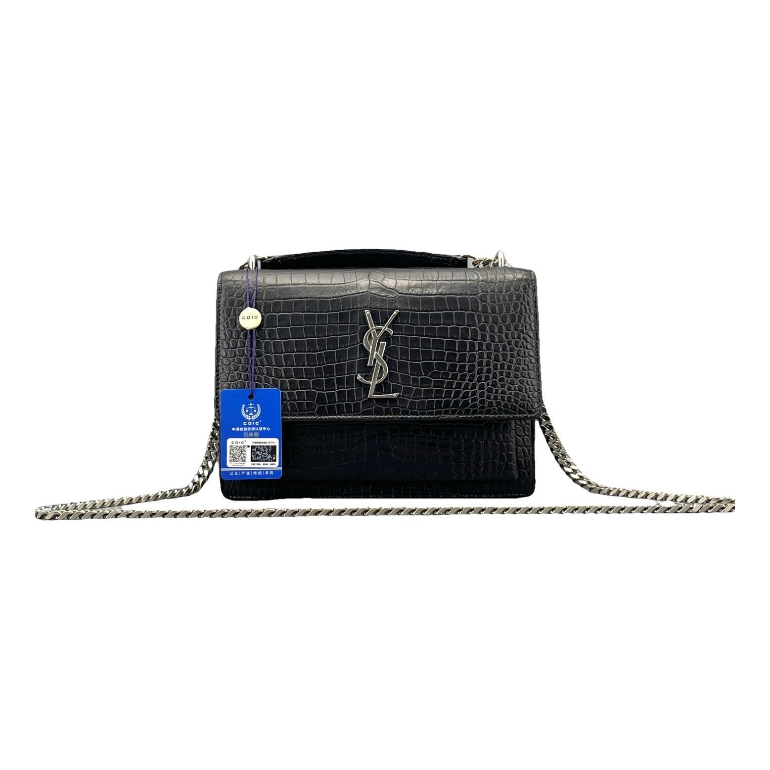 Sunset leather handbag