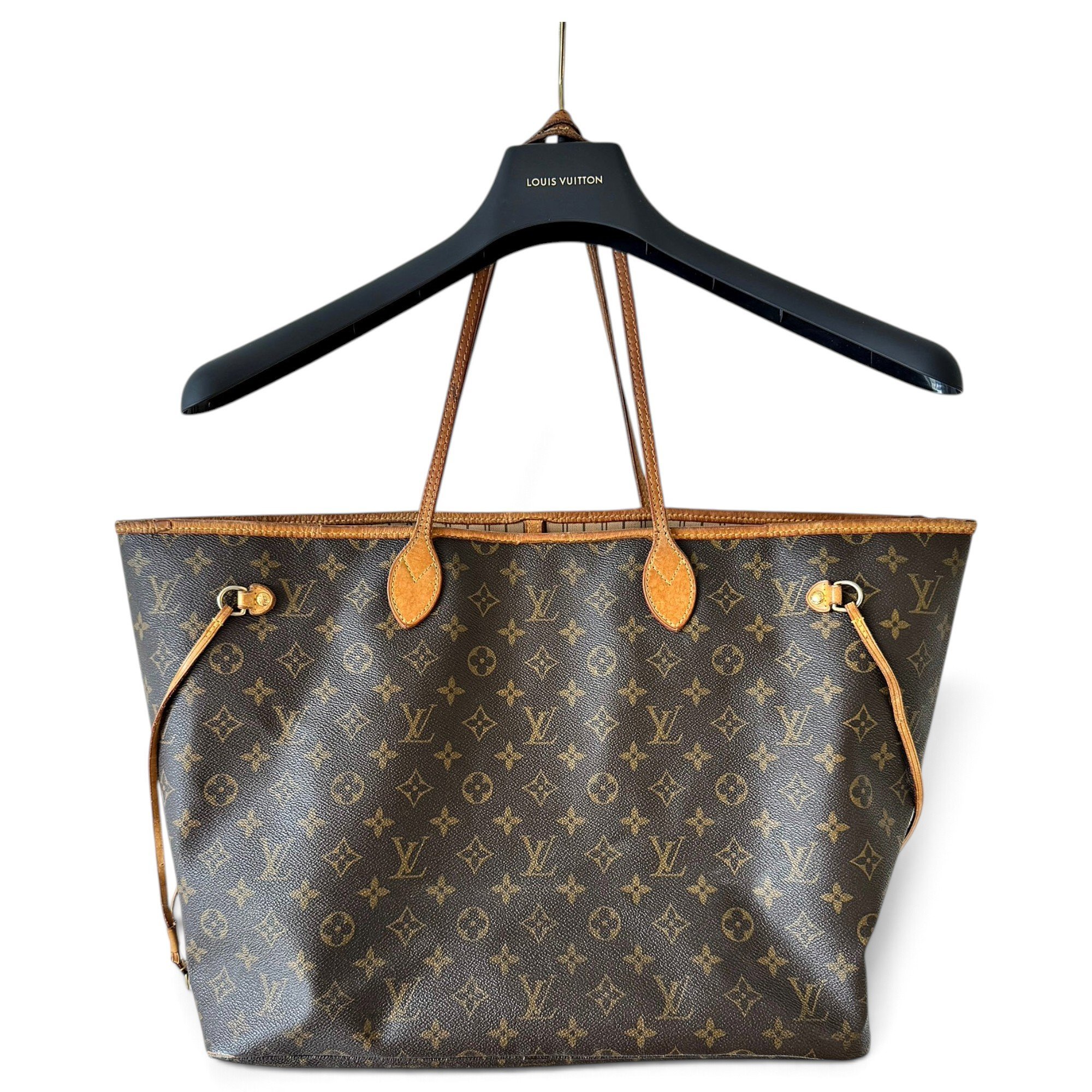 Neverfull leather tote